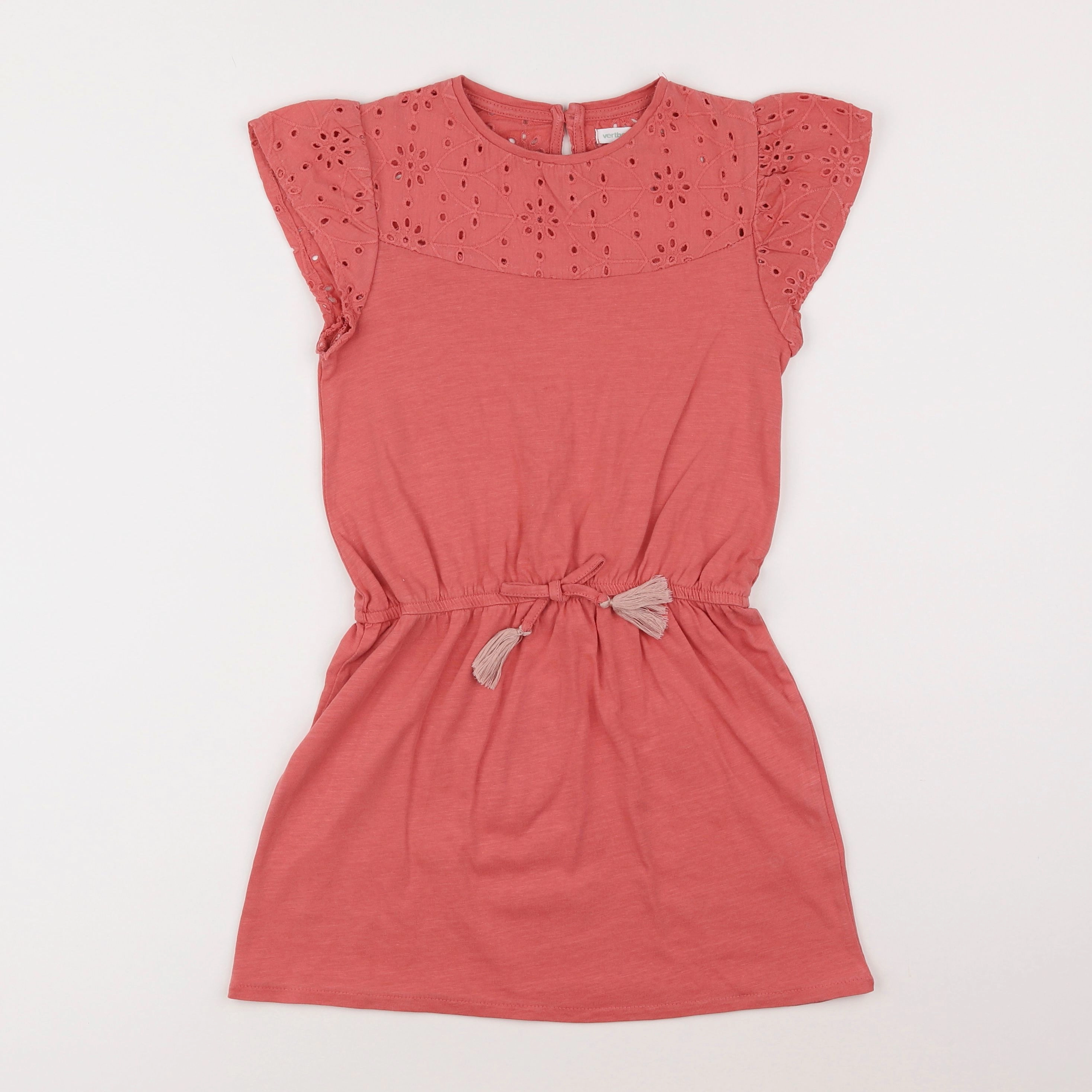 Vertbaudet - robe rose - 7 ans