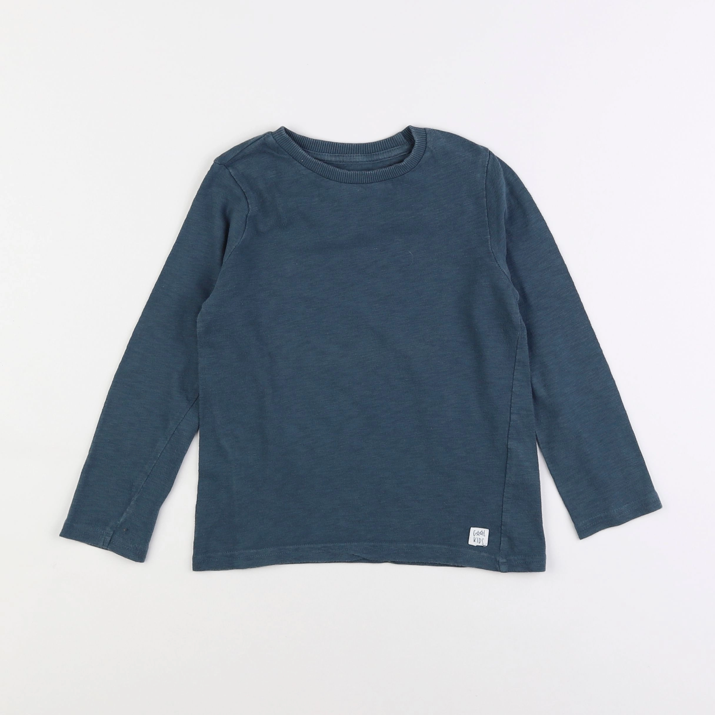 Vertbaudet - tee-shirt bleu - 4 ans