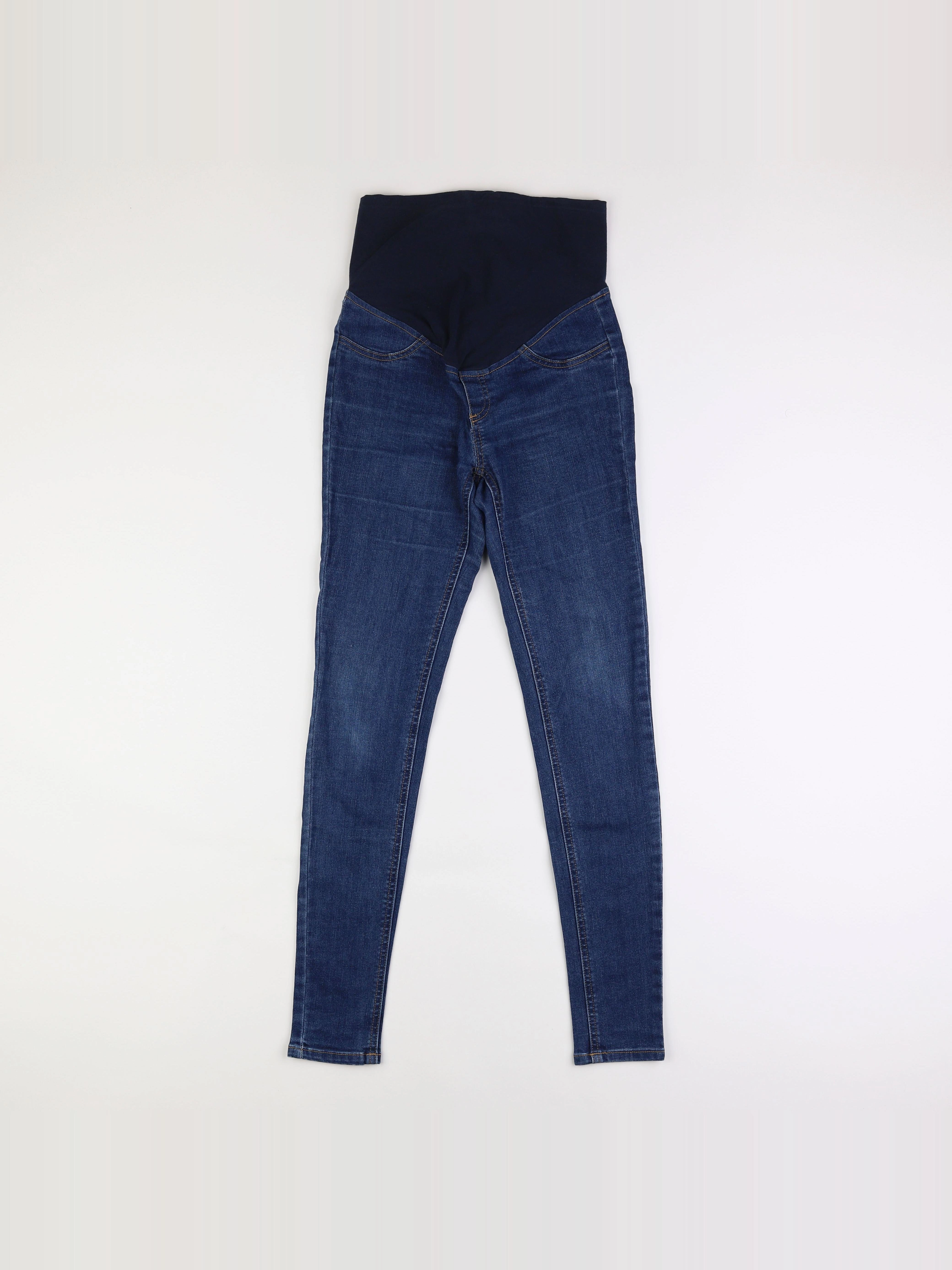Vertbaudet - jean grossesse bleu - 34