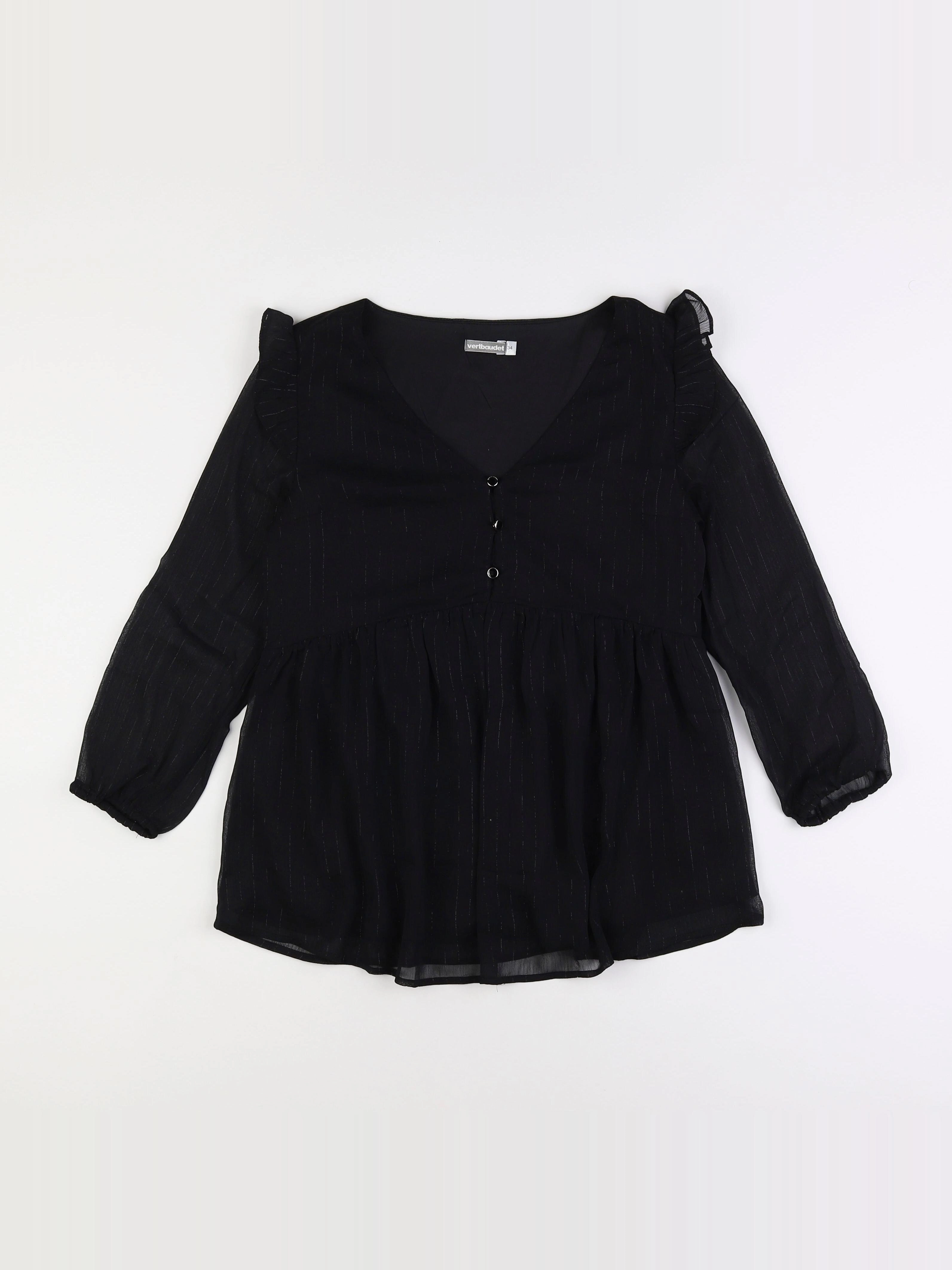 Vertbaudet - blouse grossesse noir - 34