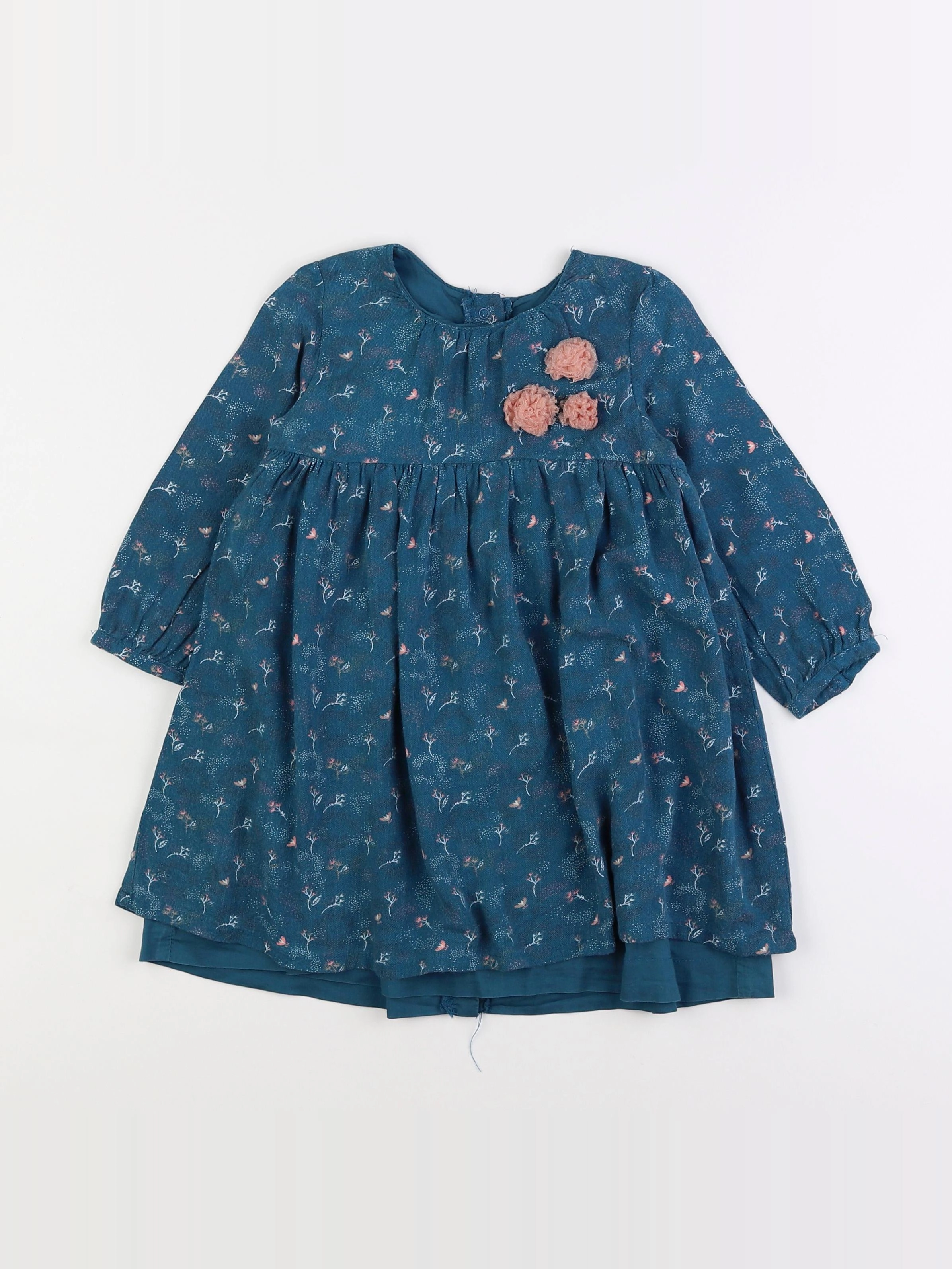 Vertbaudet - robe bleu - 2 ans