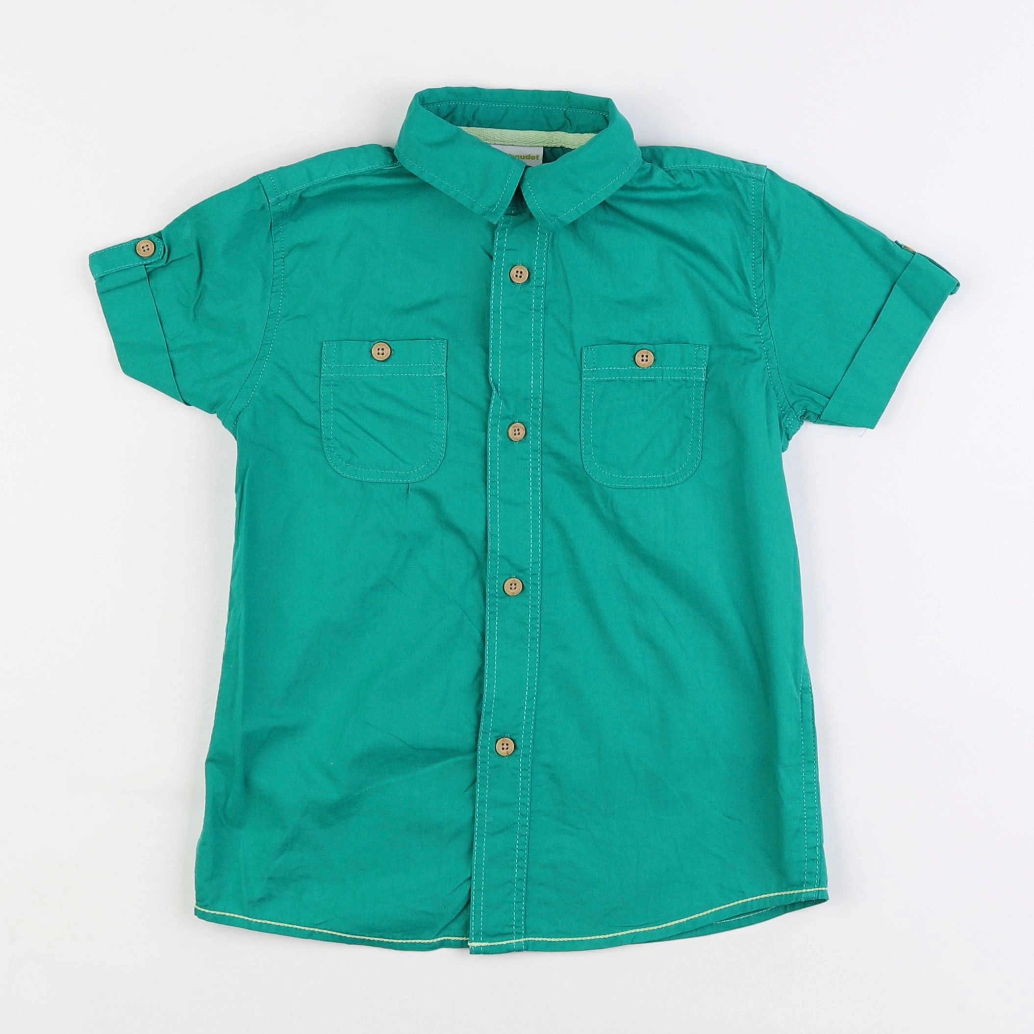 Vertbaudet - chemise vert - 5 ans