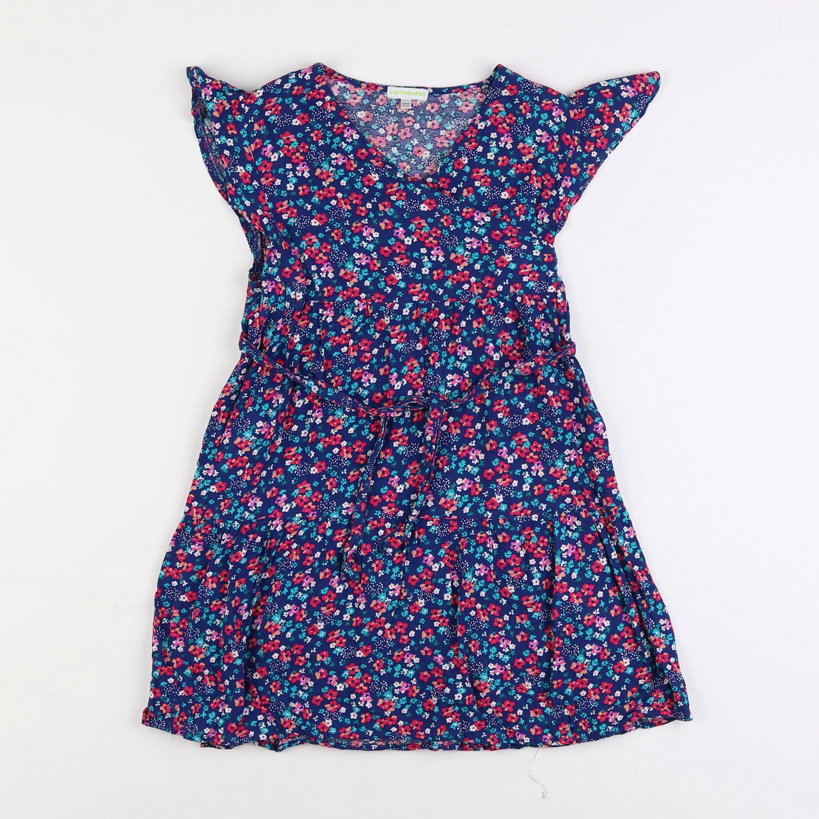 Vertbaudet - robe multicolore - 8 ans