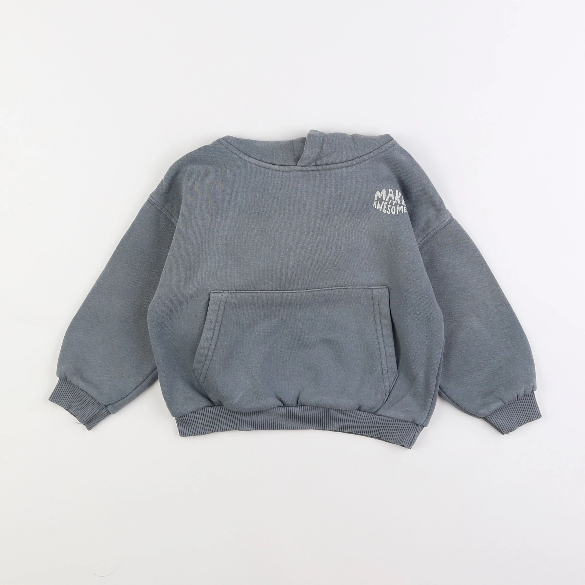 Zara - sweat gris - 18 mois à 2 ans