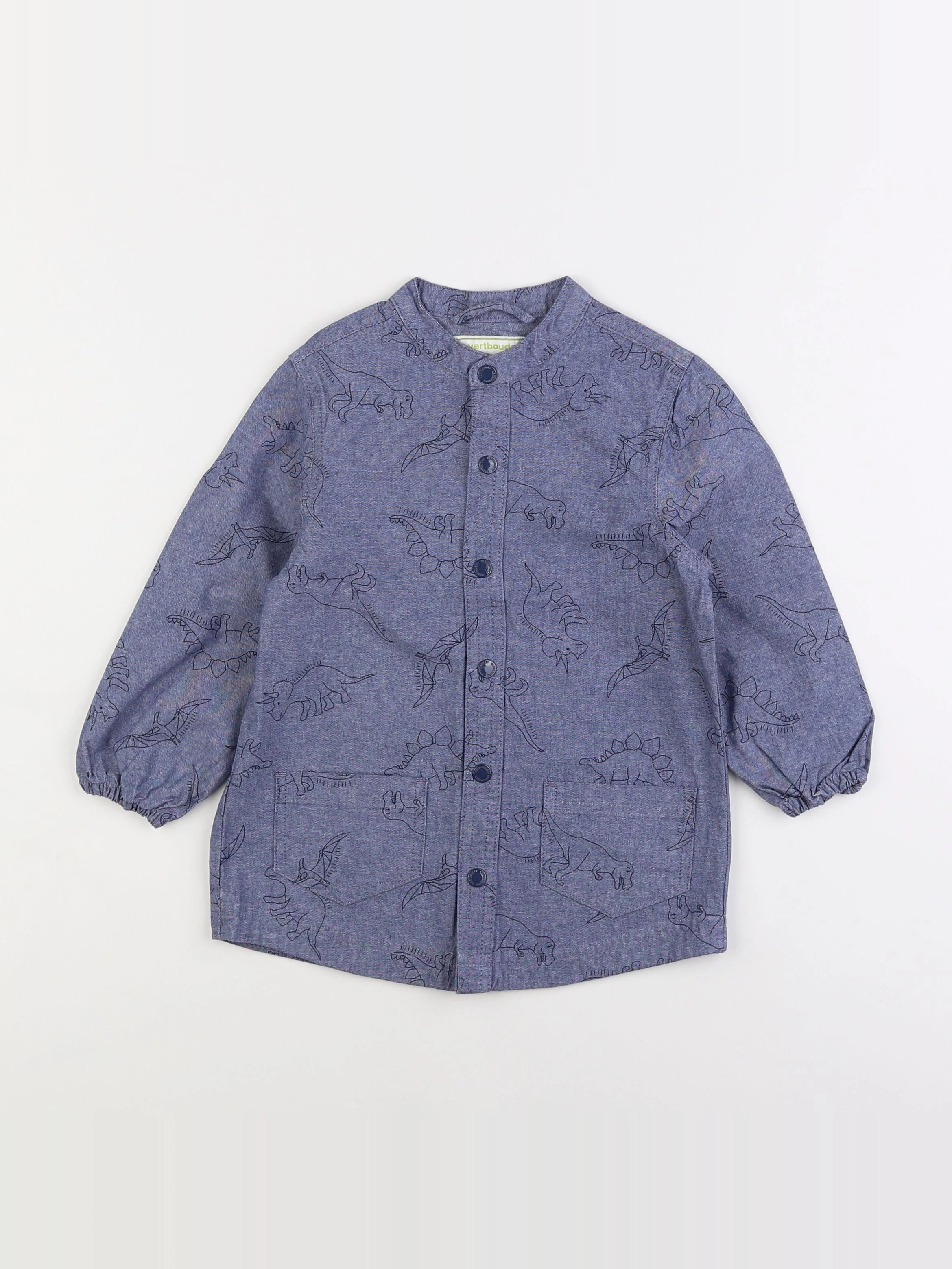 Vertbaudet - chemise bleu - 3 ans