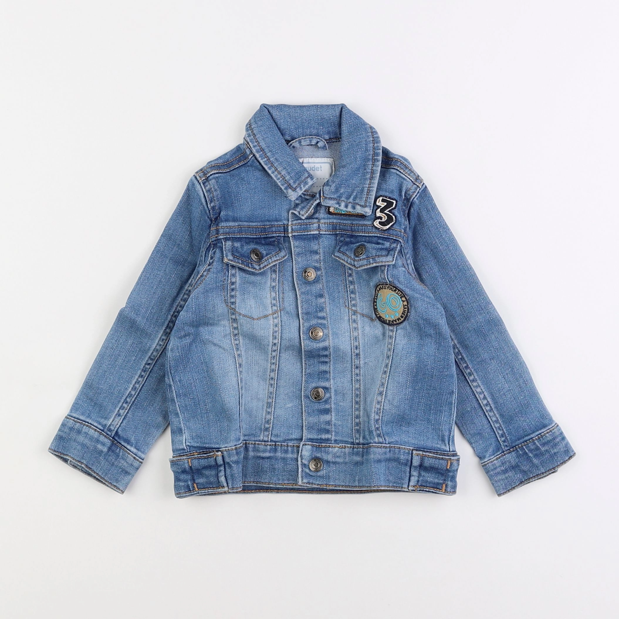 Vertbaudet - veste bleu - 2 ans