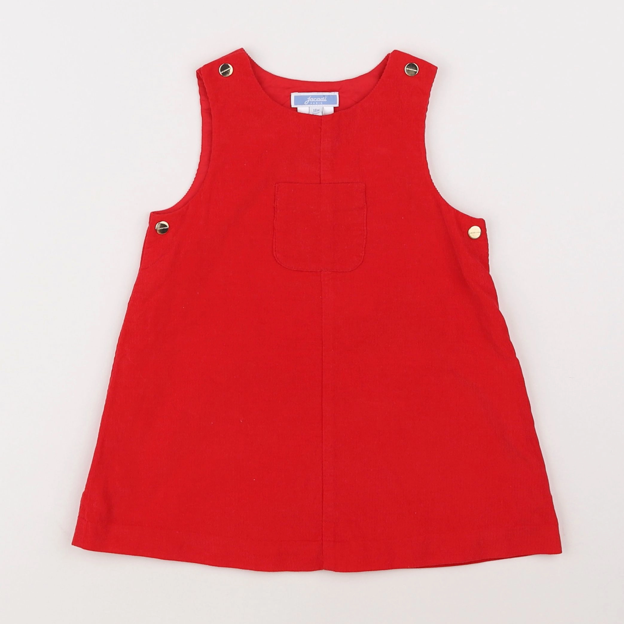 Jacadi - robe rouge - 18 mois