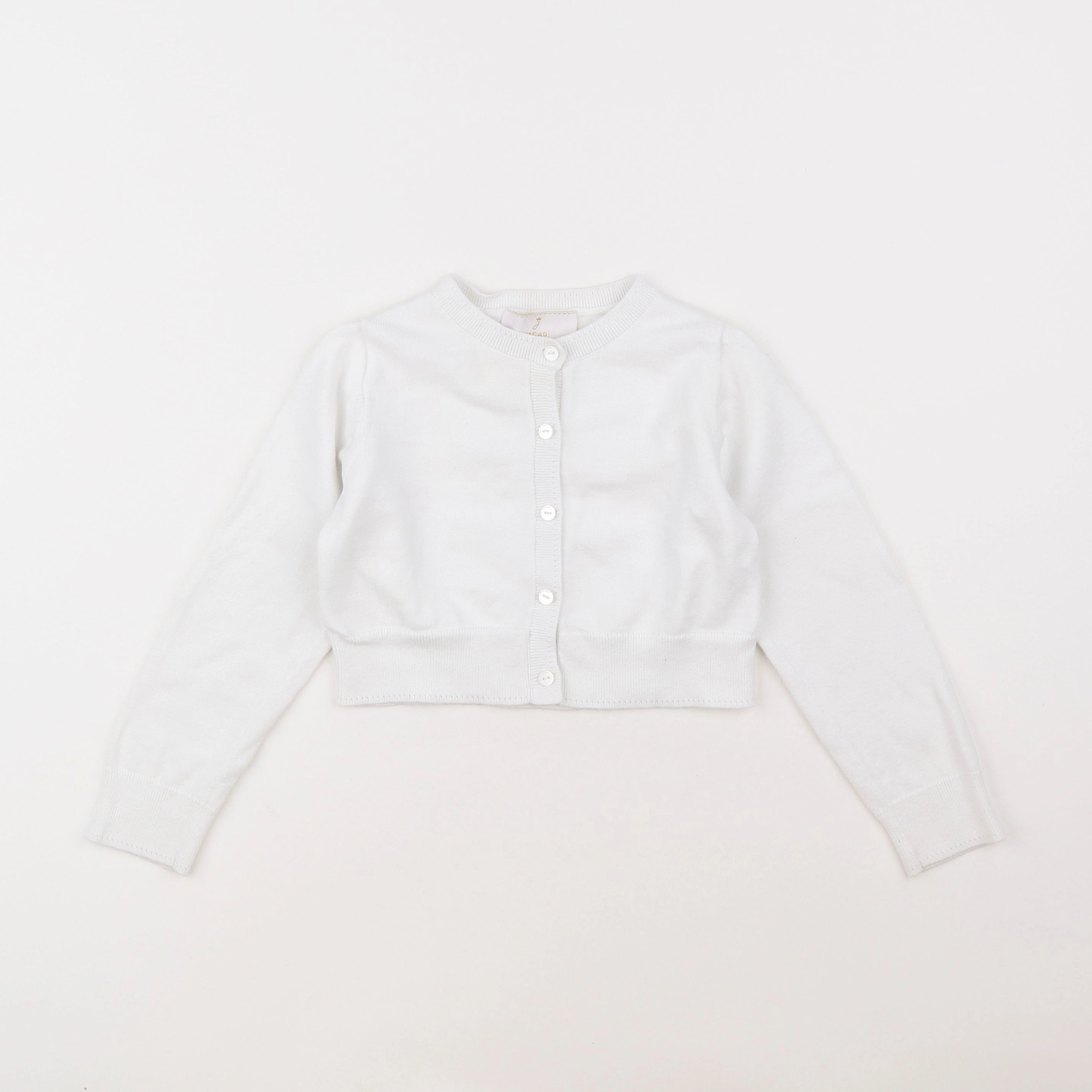 Jacadi - gilet blanc - 6 ans