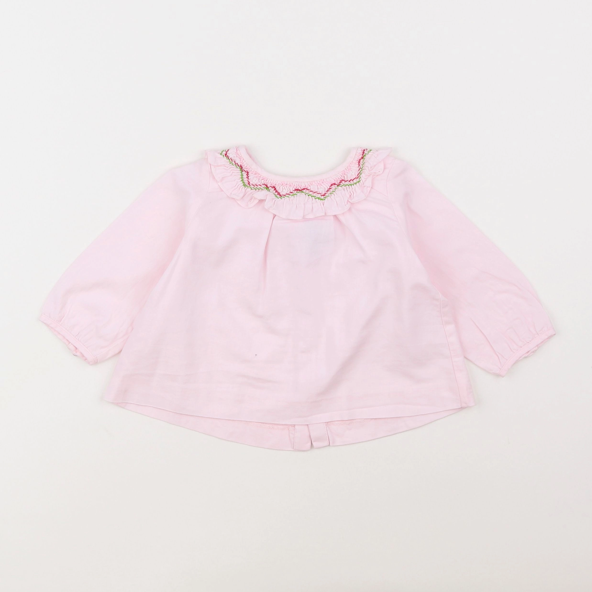 Jacadi - blouse rose - 12 mois