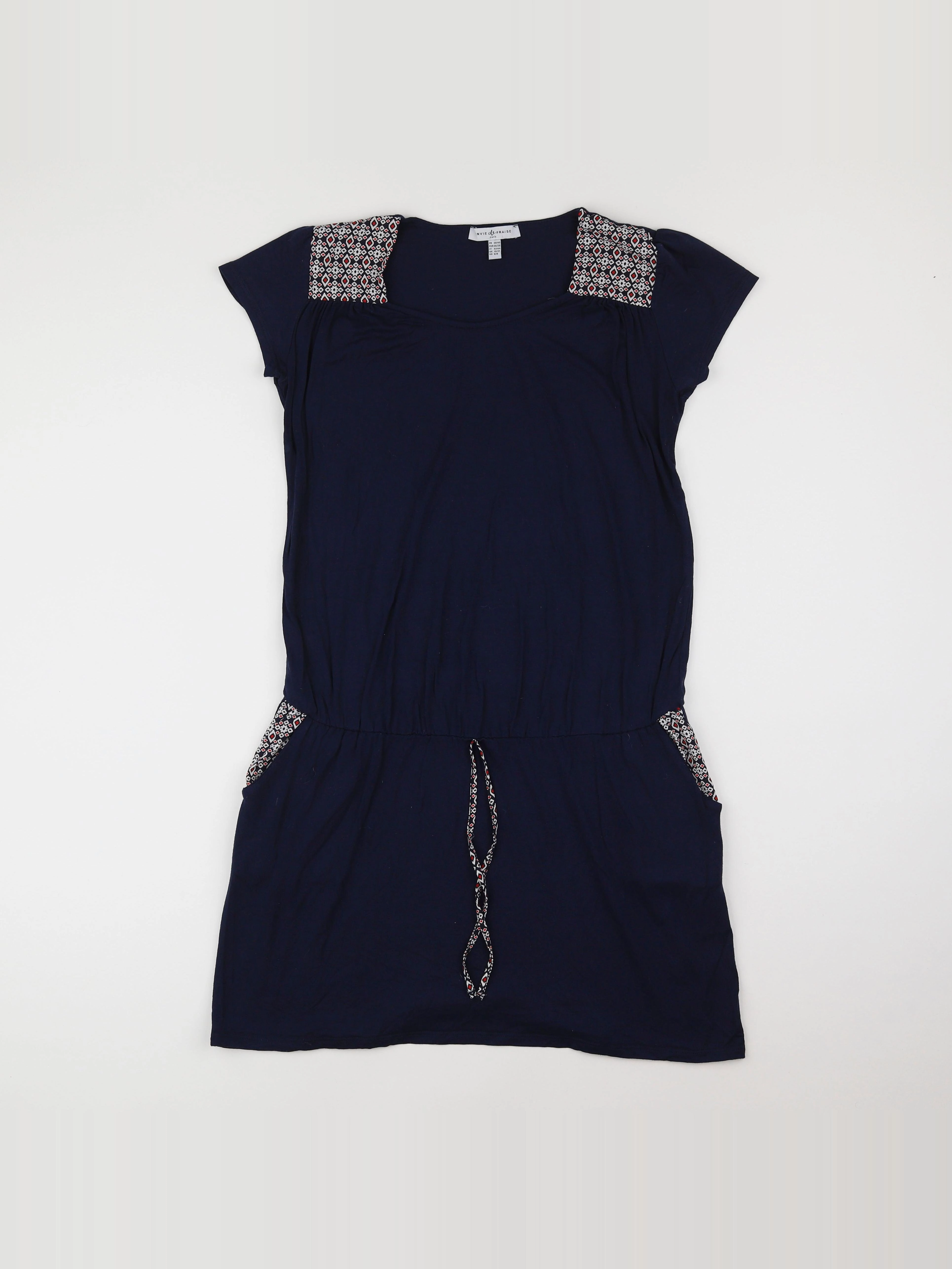 Envie de fraise - robe grossesse bleu - 36 à 38