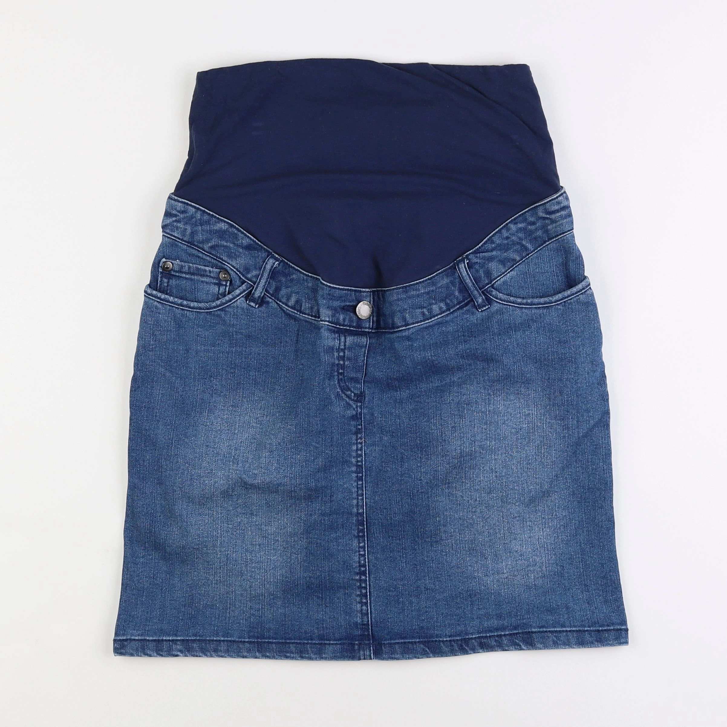Vertbaudet - jupe grossesse bleu - 36