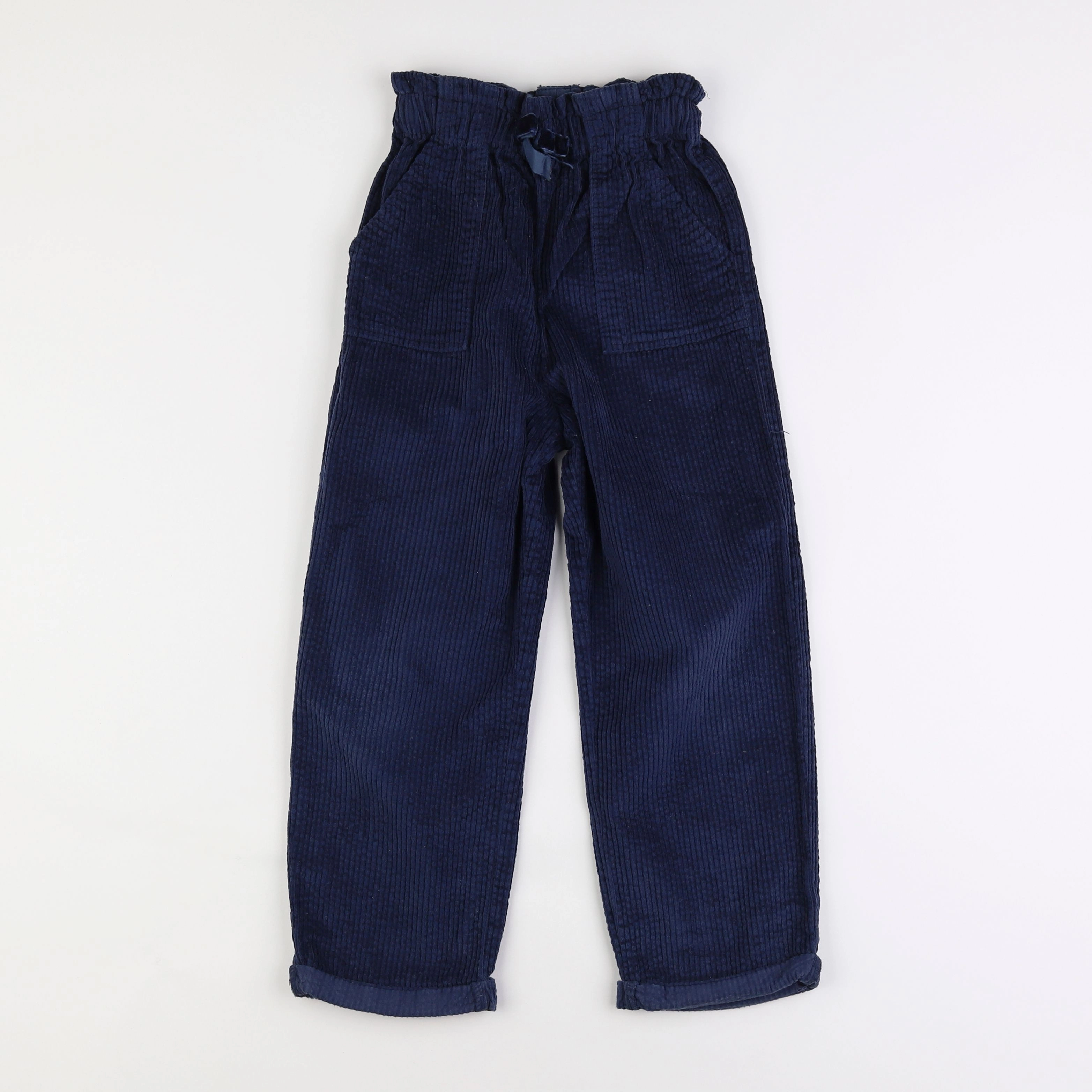 Vertbaudet - pantalon bleu - 8 ans