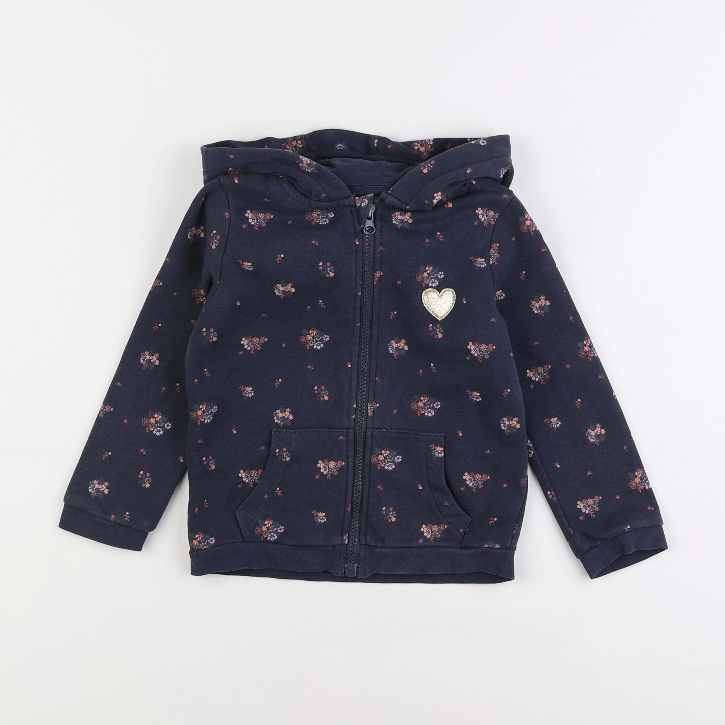 Vertbaudet - sweat bleu - 5 ans