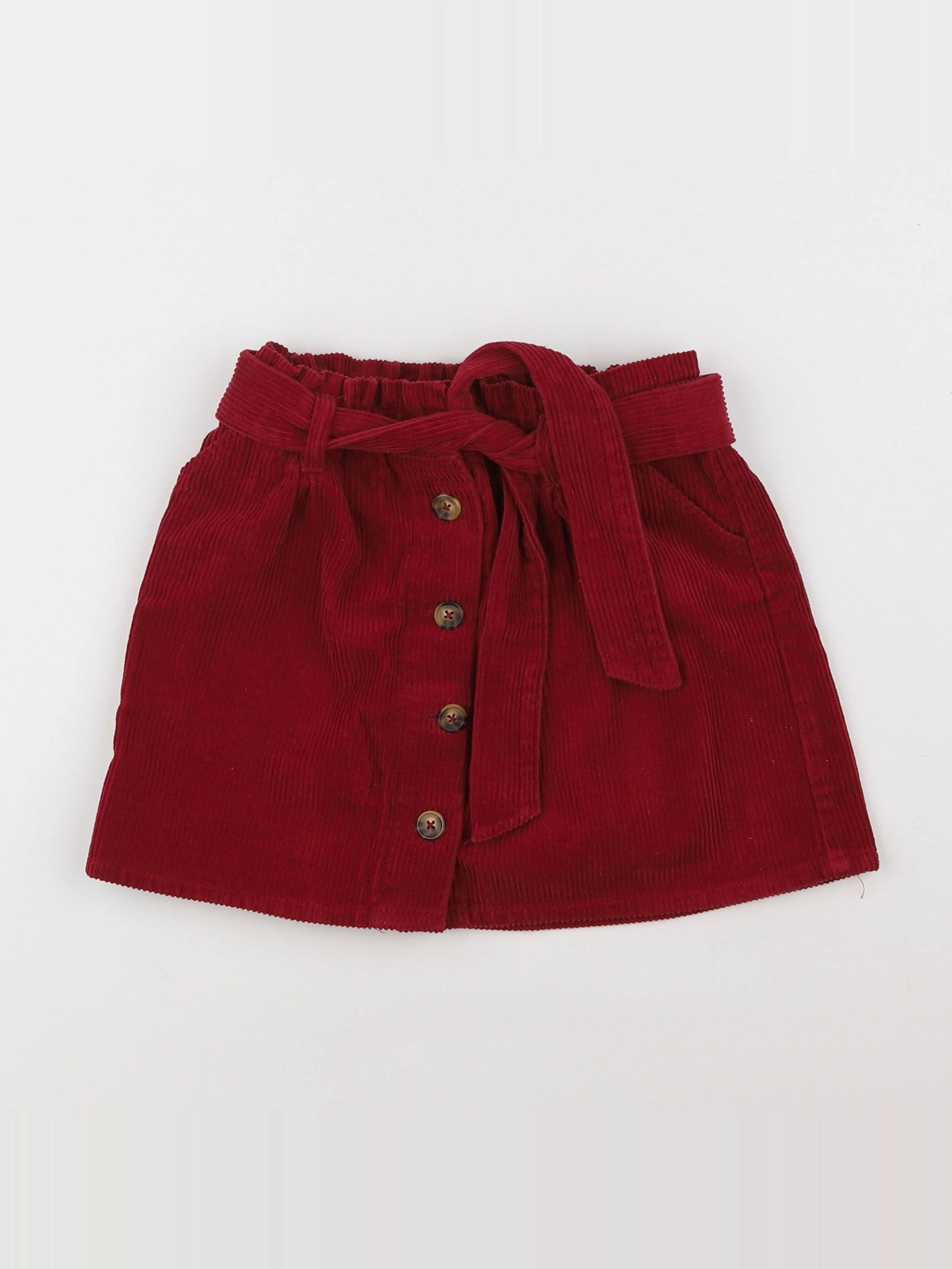 Vertbaudet - jupe rouge - 9 ans