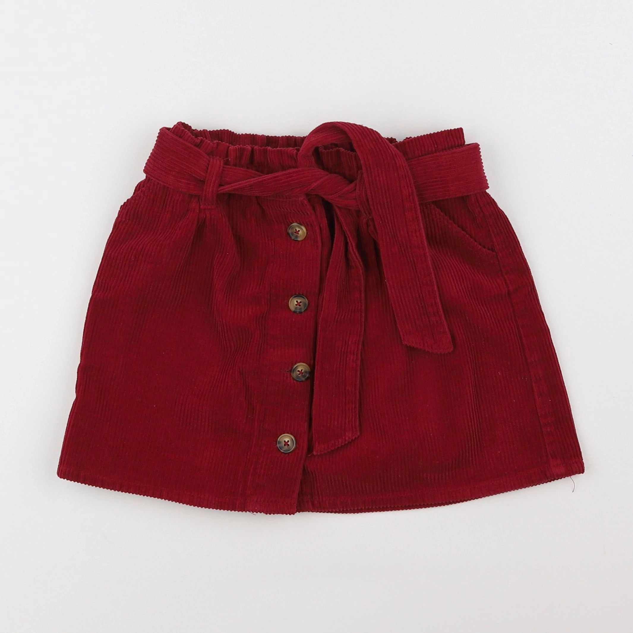 Vertbaudet - jupe rouge - 9 ans