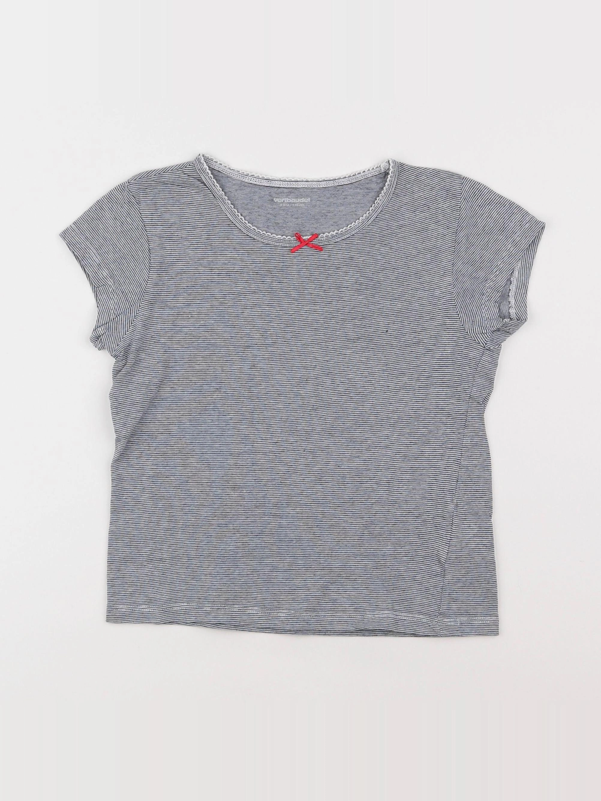 Vertbaudet - maillot de corps bleu - 8 ans