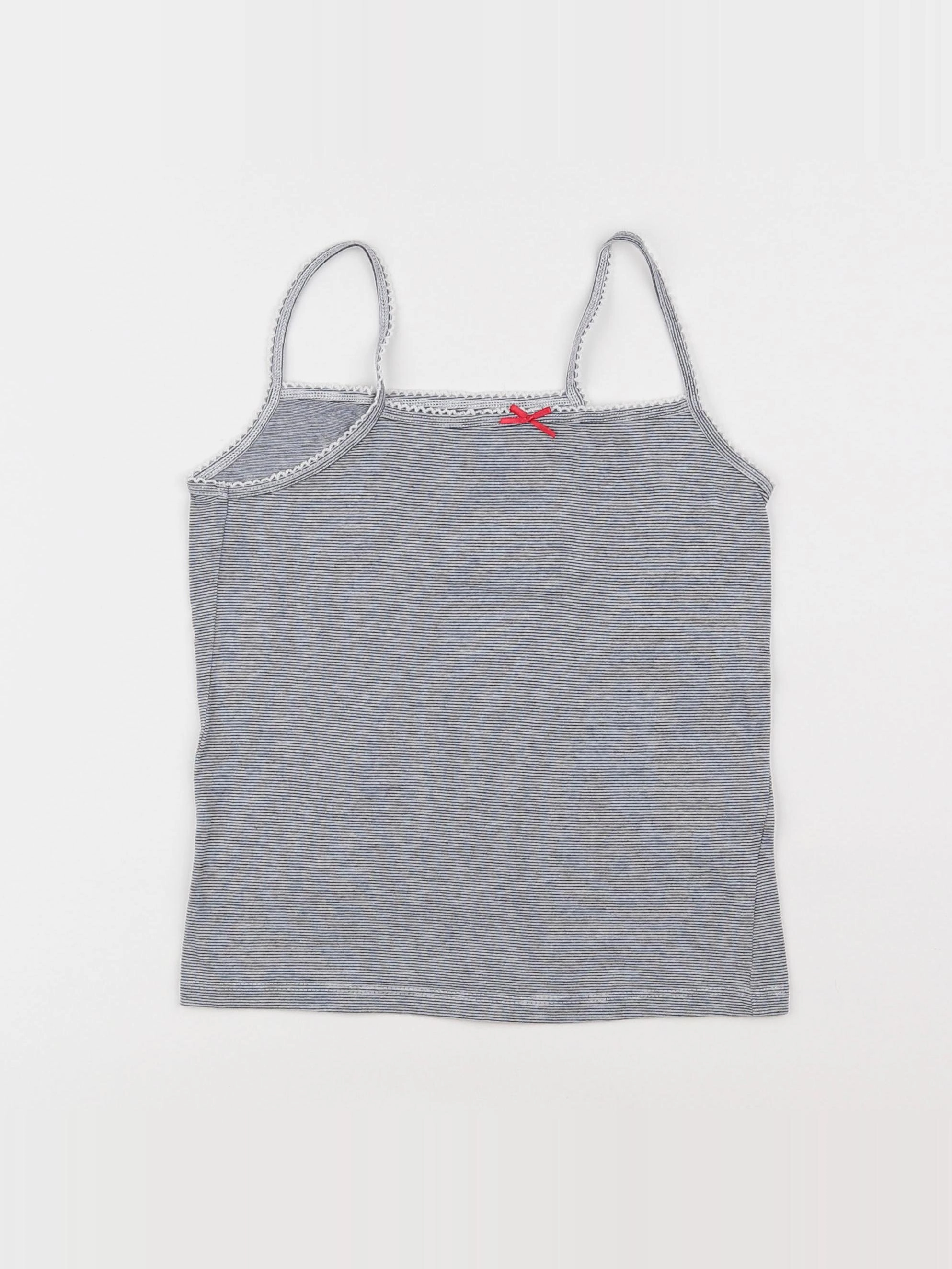 Vertbaudet - maillot de corps bleu - 8 ans