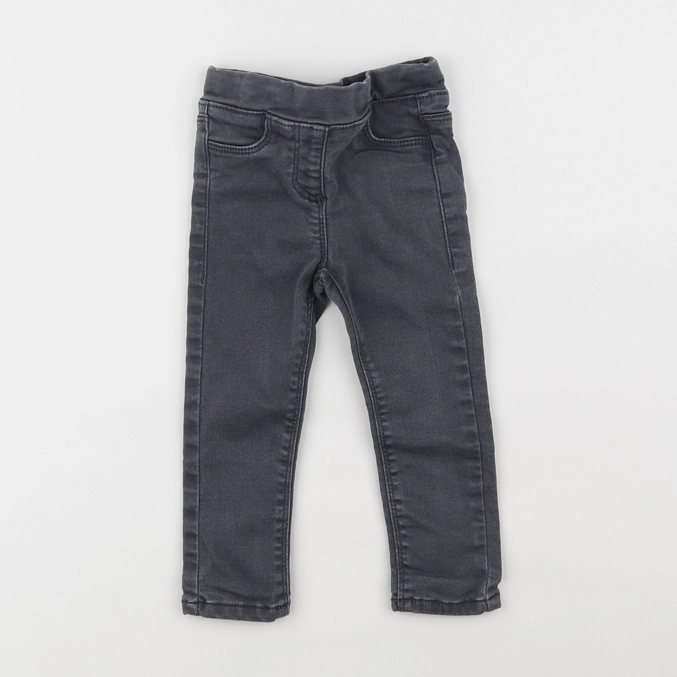 Vertbaudet - jegging gris - 2 ans