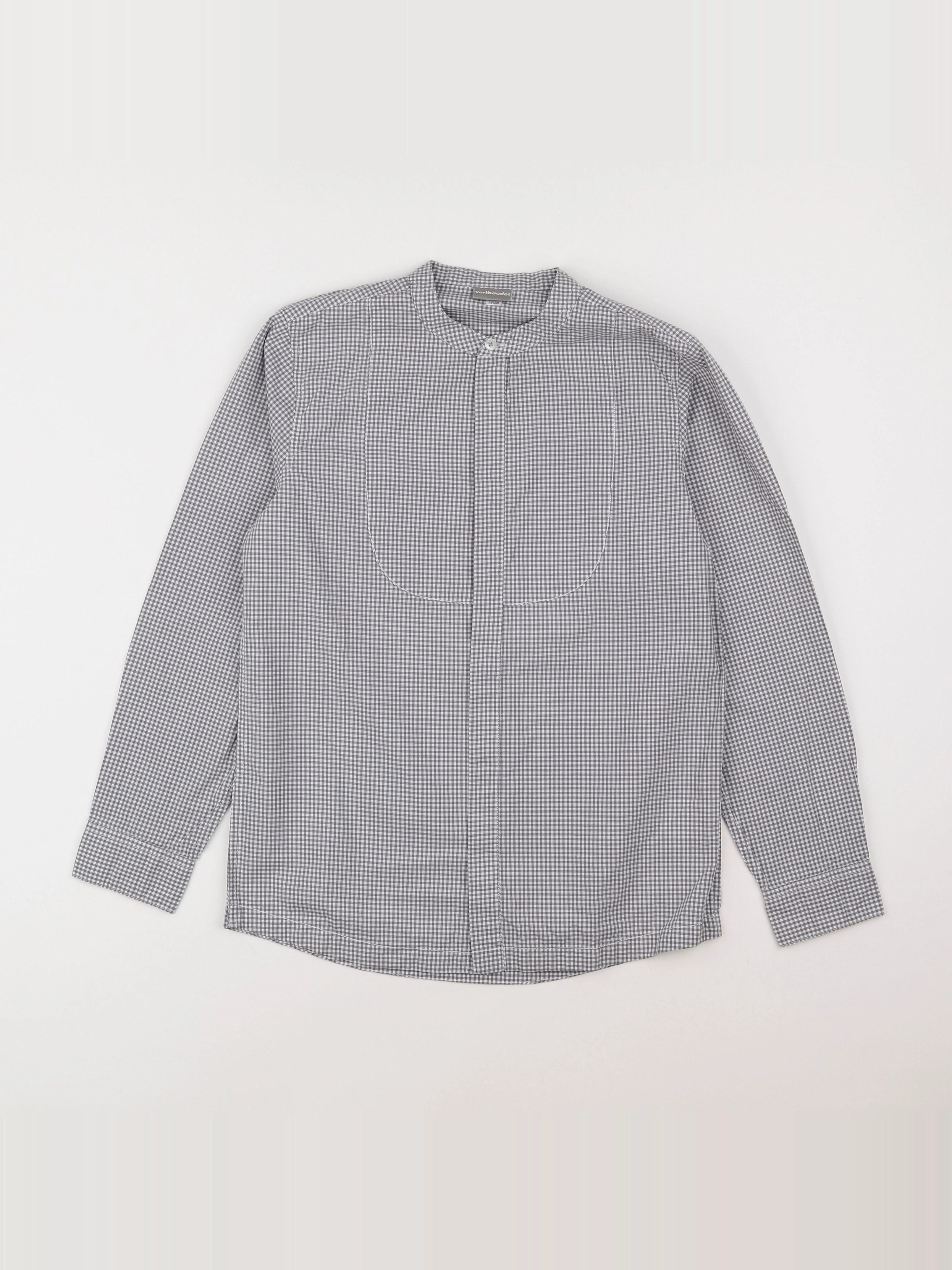 Vertbaudet - chemise gris - 12 ans