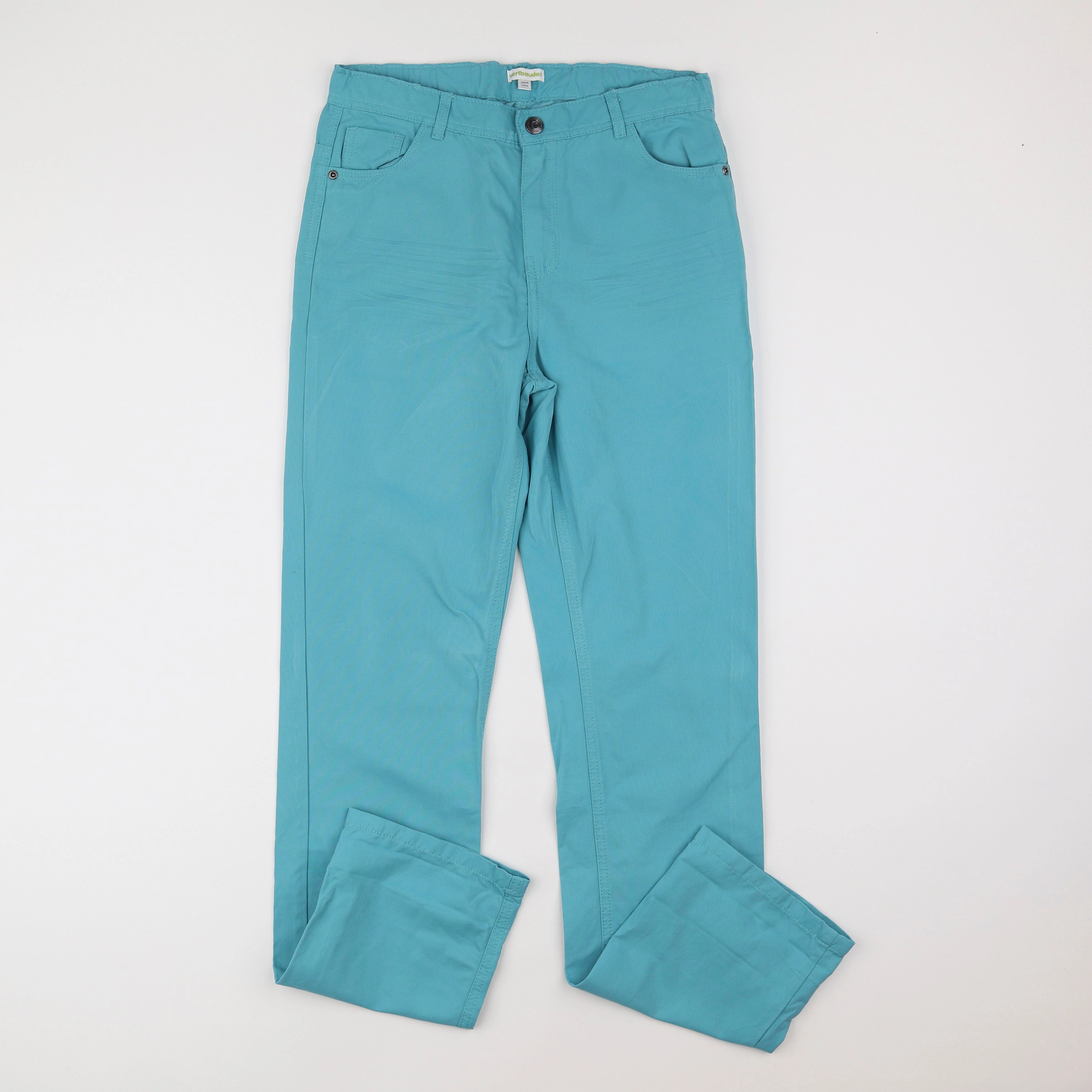 Vertbaudet - pantalon bleu - 14 ans