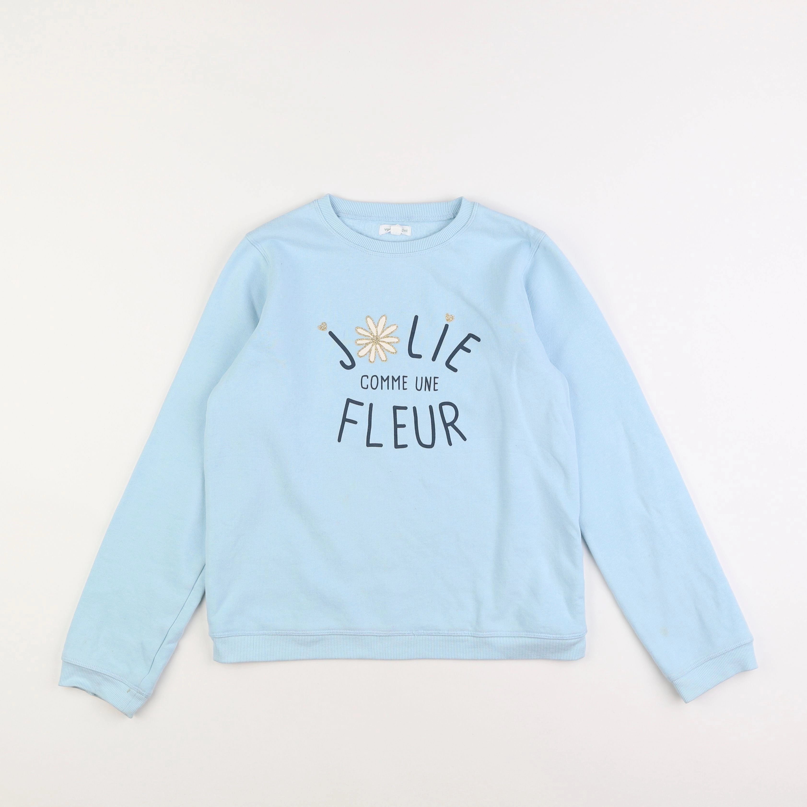 Vertbaudet - sweat bleu - 12 ans