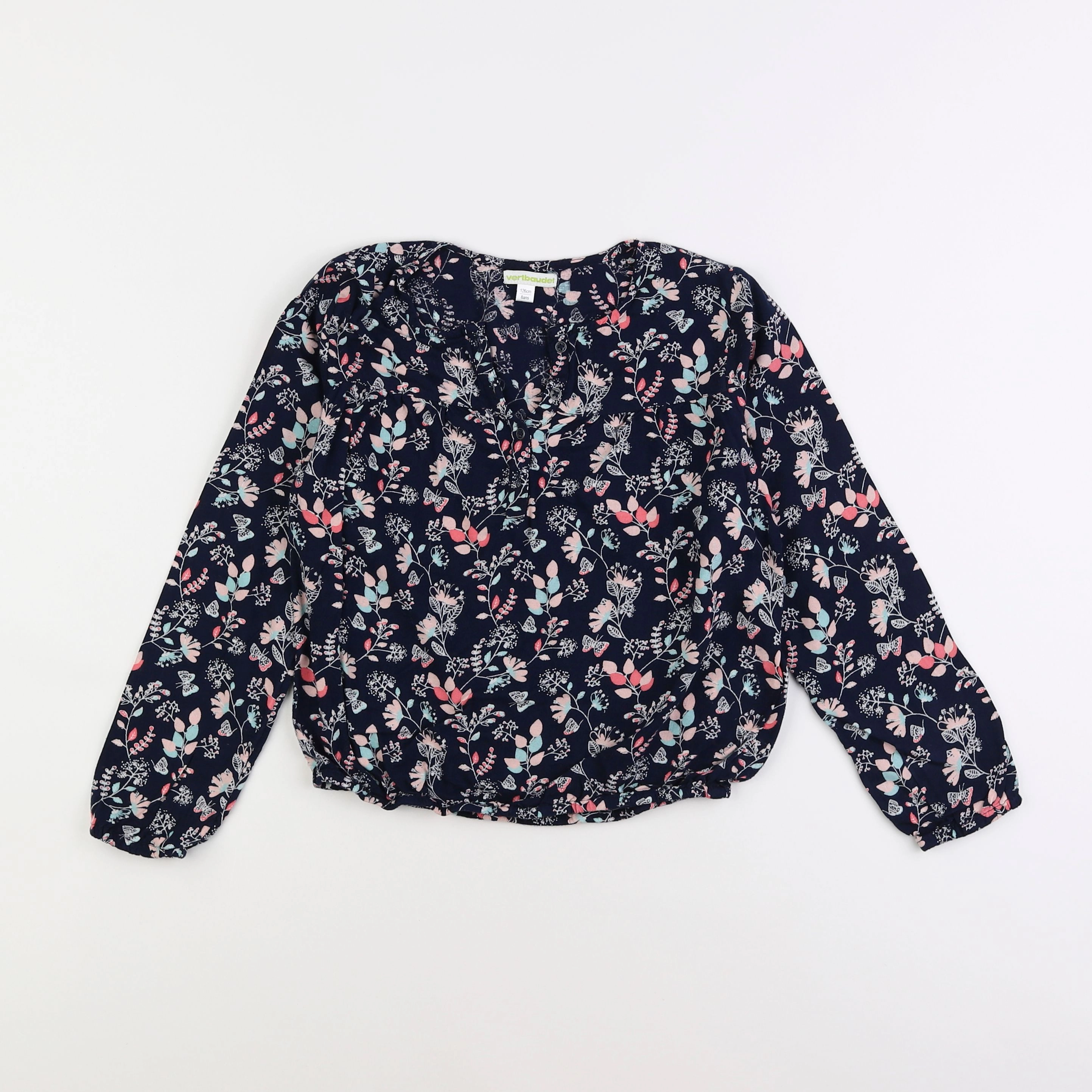 Vertbaudet - blouse multicolore - 8 ans