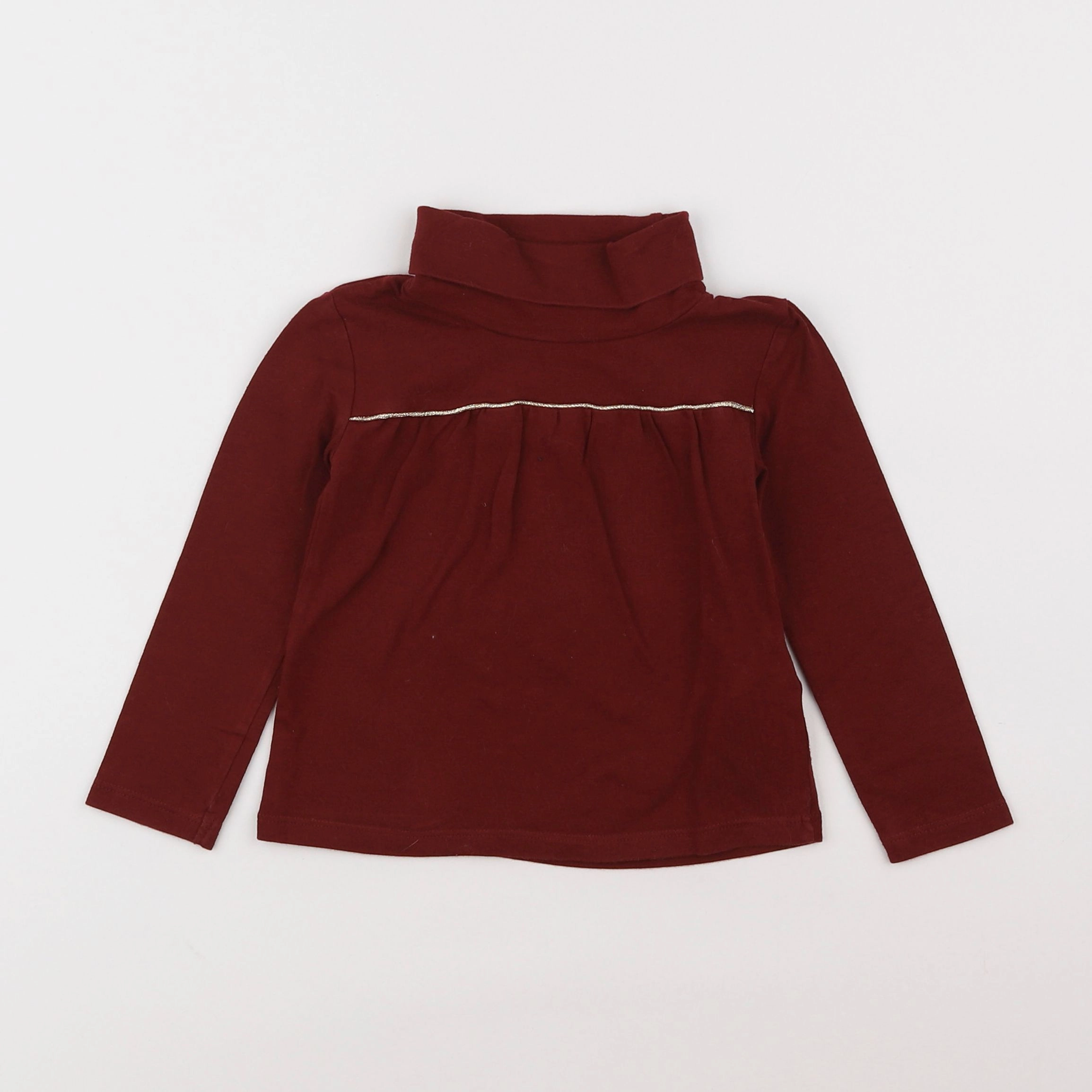 Vertbaudet - sous-pull rouge - 2 ans