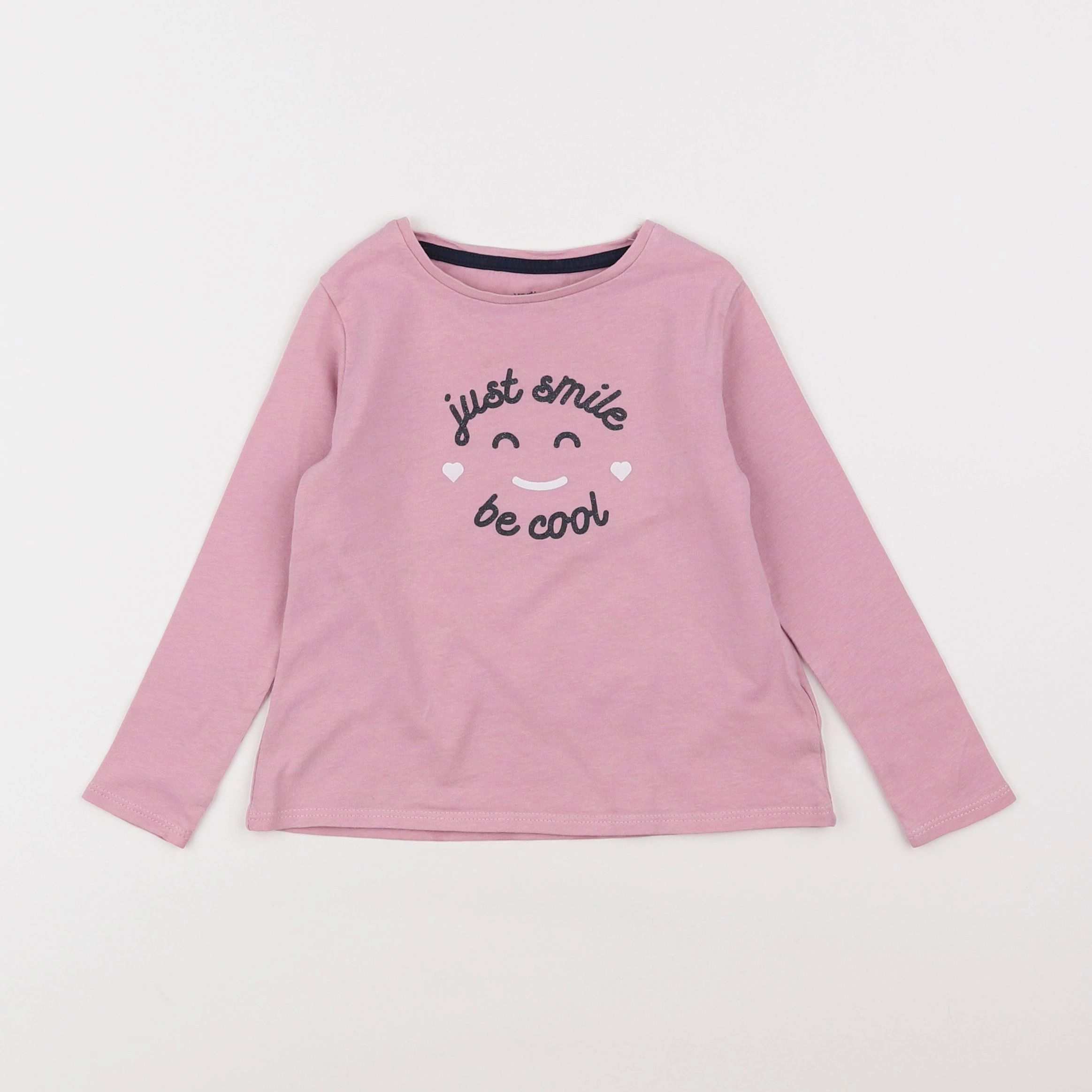 Vertbaudet - tee-shirt rose - 3 ans