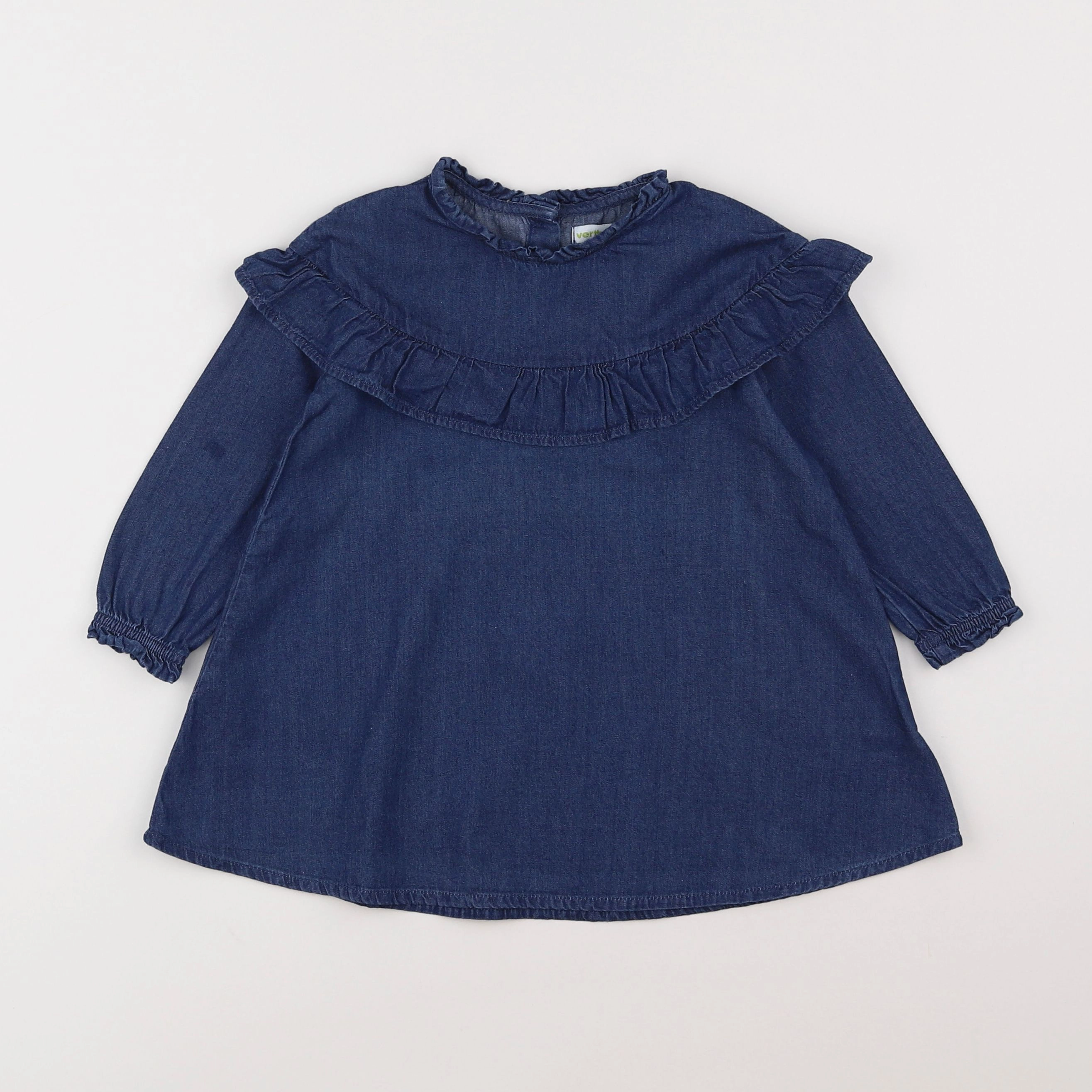 Vertbaudet - robe bleu - 2 ans