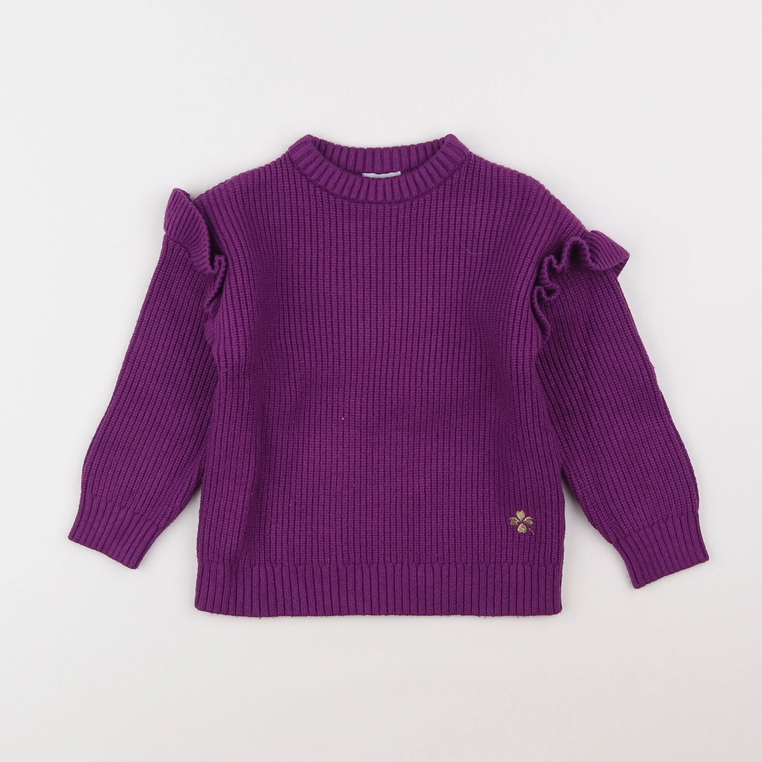 Vertbaudet - pull violet - 5 ans