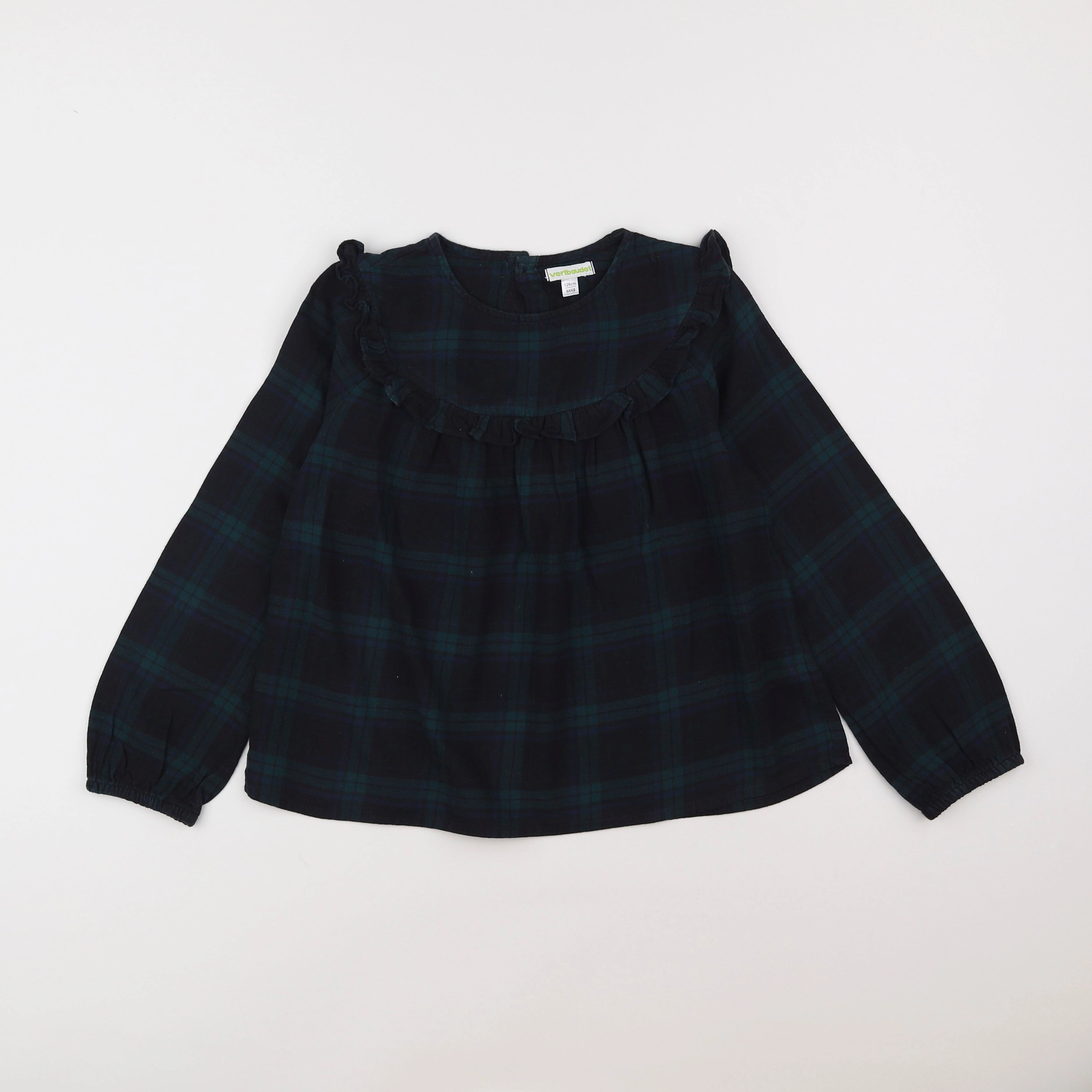 Vertbaudet - blouse bleu - 8 ans