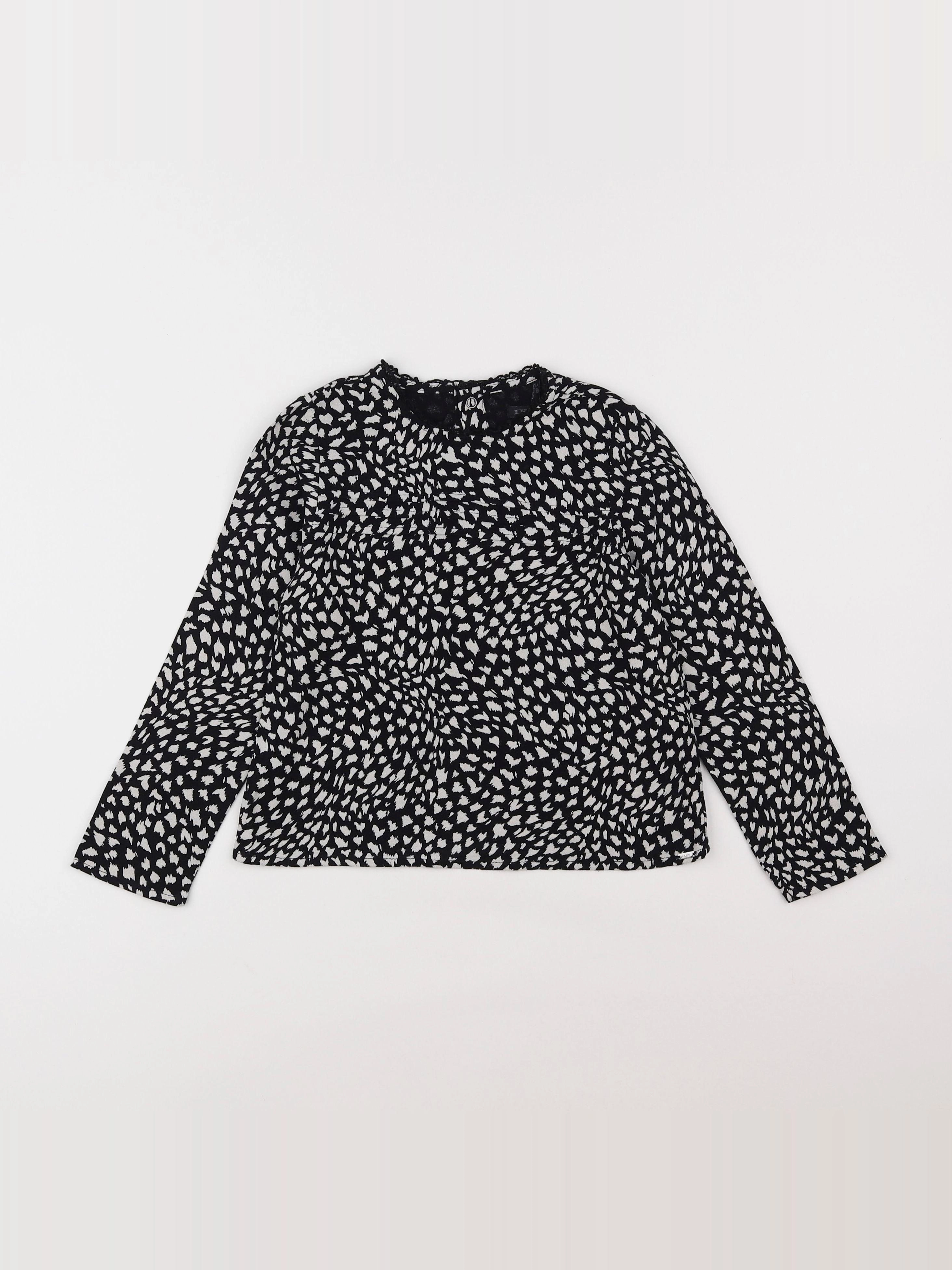 IKKS - blouse blanc, noir - 5 ans