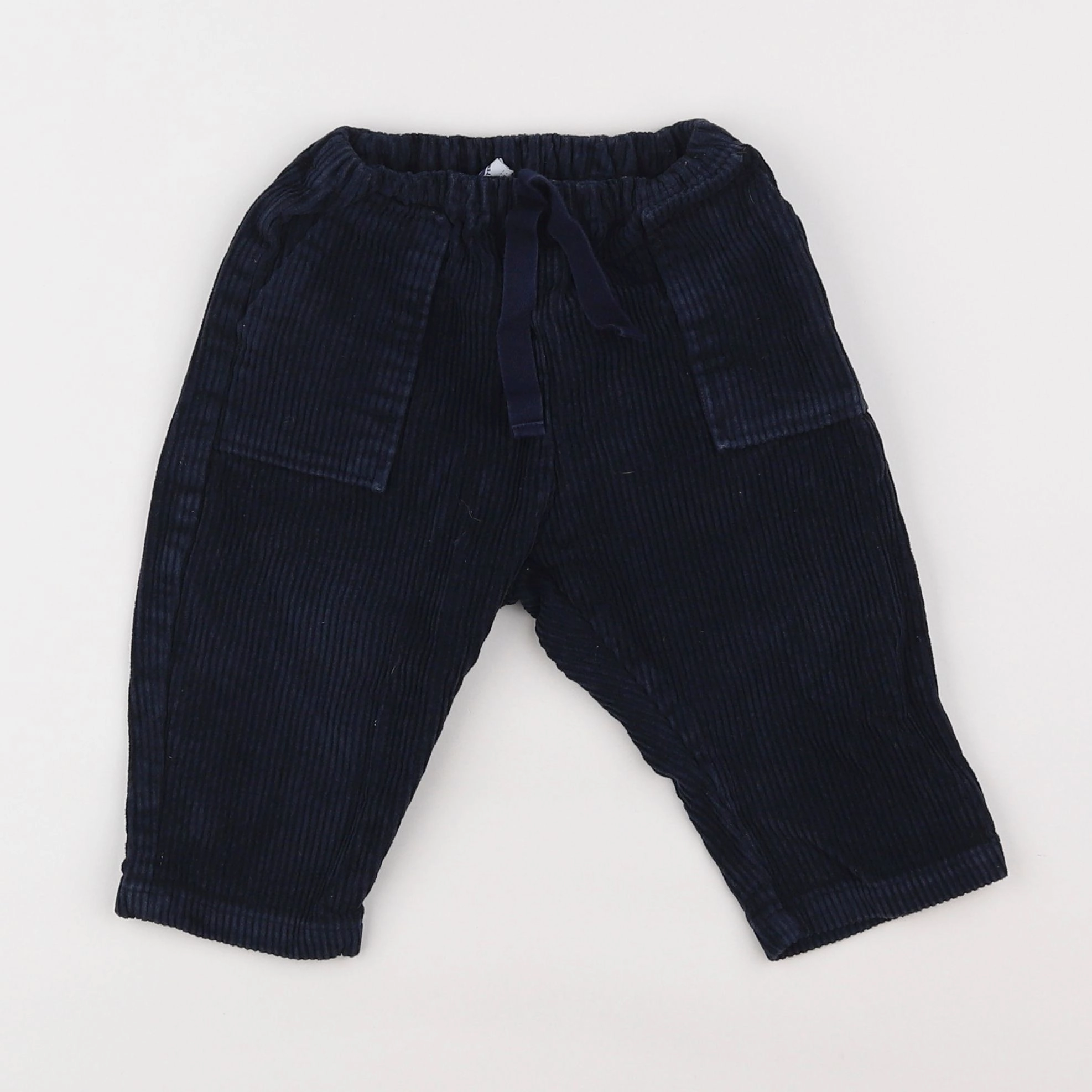 Petit Bateau - pantalon bleu - 18 mois