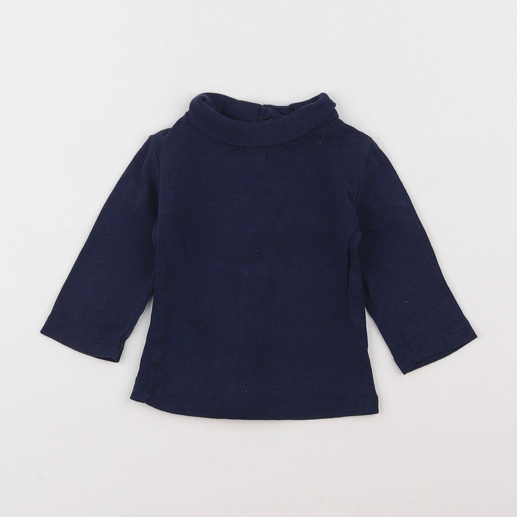 Vertbaudet - sous-pull bleu - 3 mois