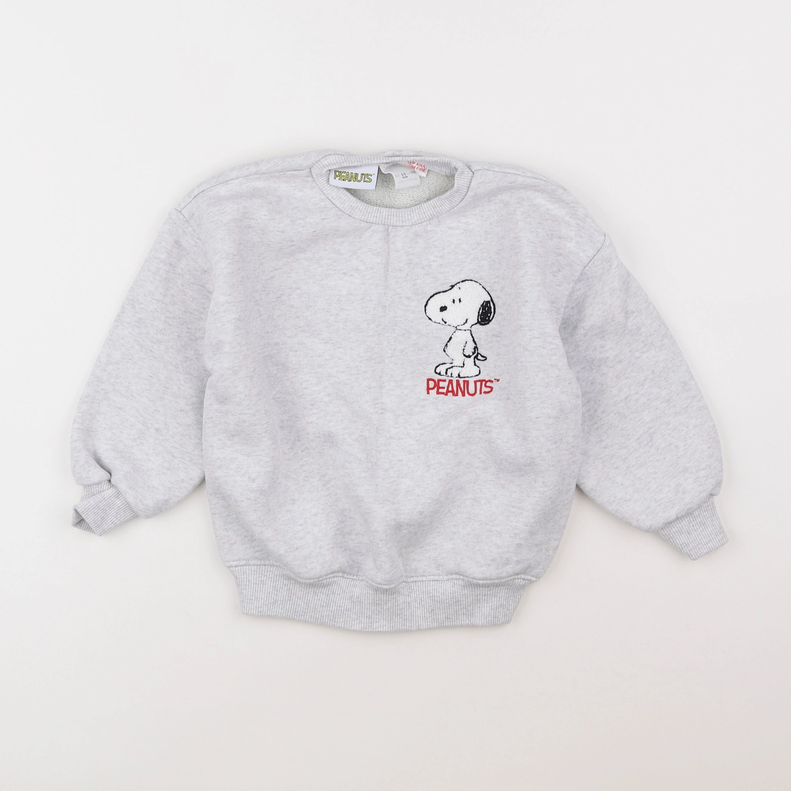 Zara - sweat imprimé au dos multicolore - 4/5 ans