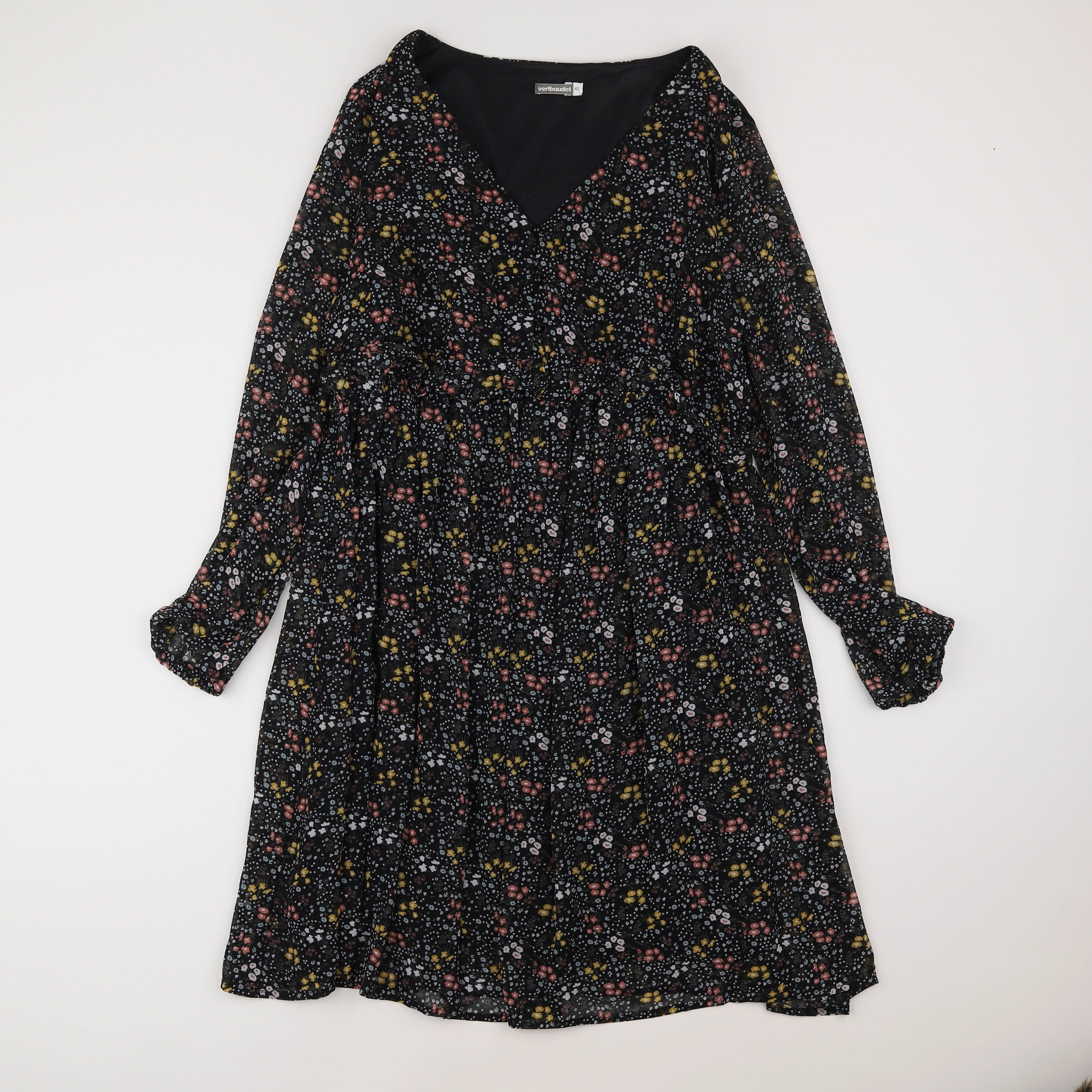Vertbaudet - robe grossesse multicolore - 42