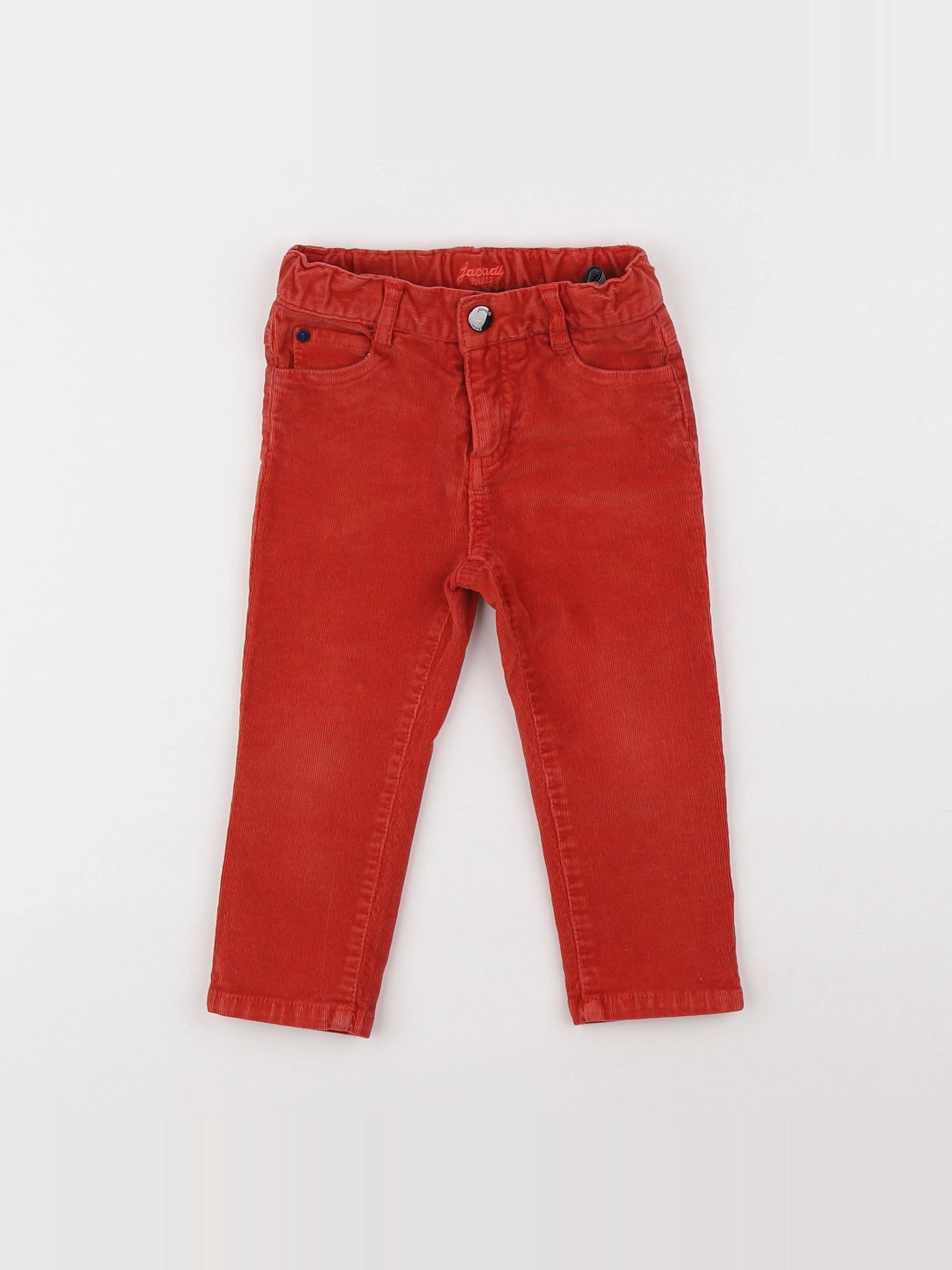 Jacadi - pantalon orange - 18 mois