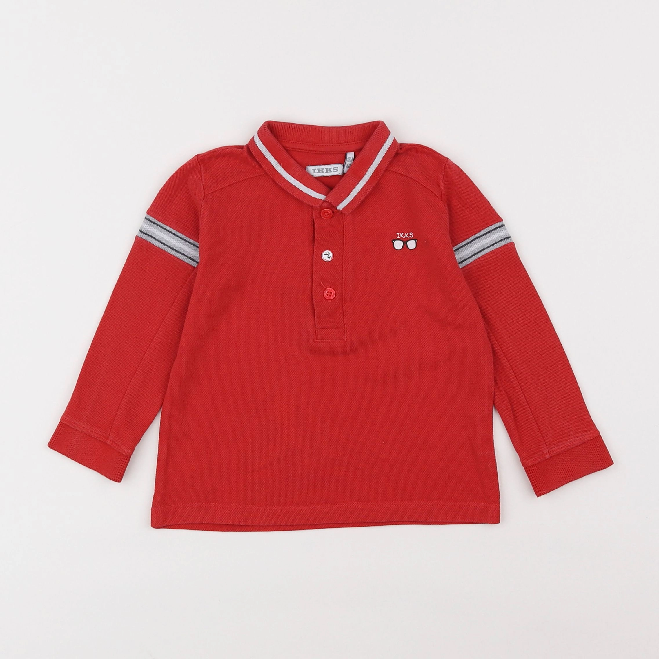 IKKS - polo rouge - 18 mois