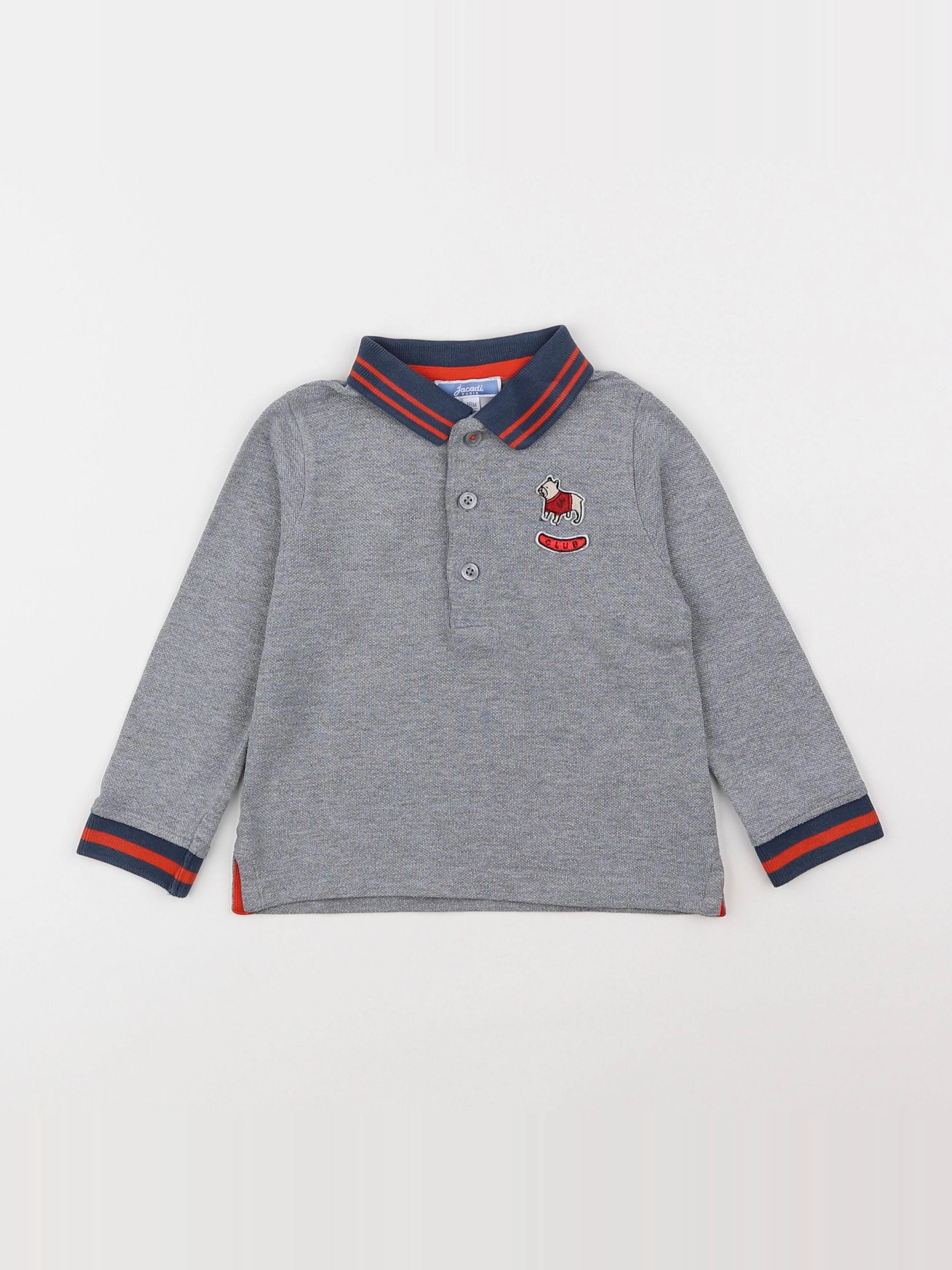 Jacadi - polo gris - 18 mois