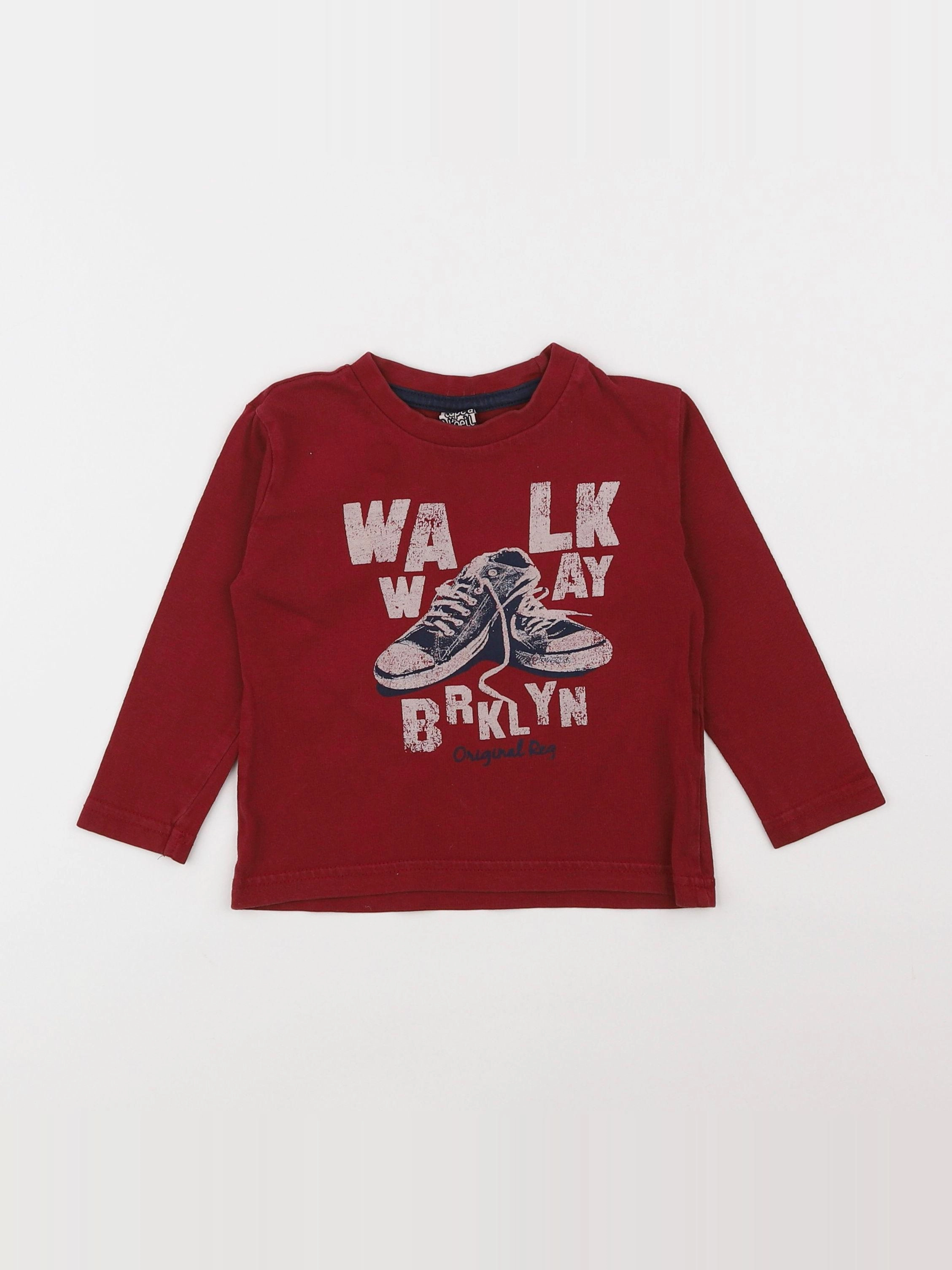 Tape à l'oeil - tee-shirt rouge - 2 ans