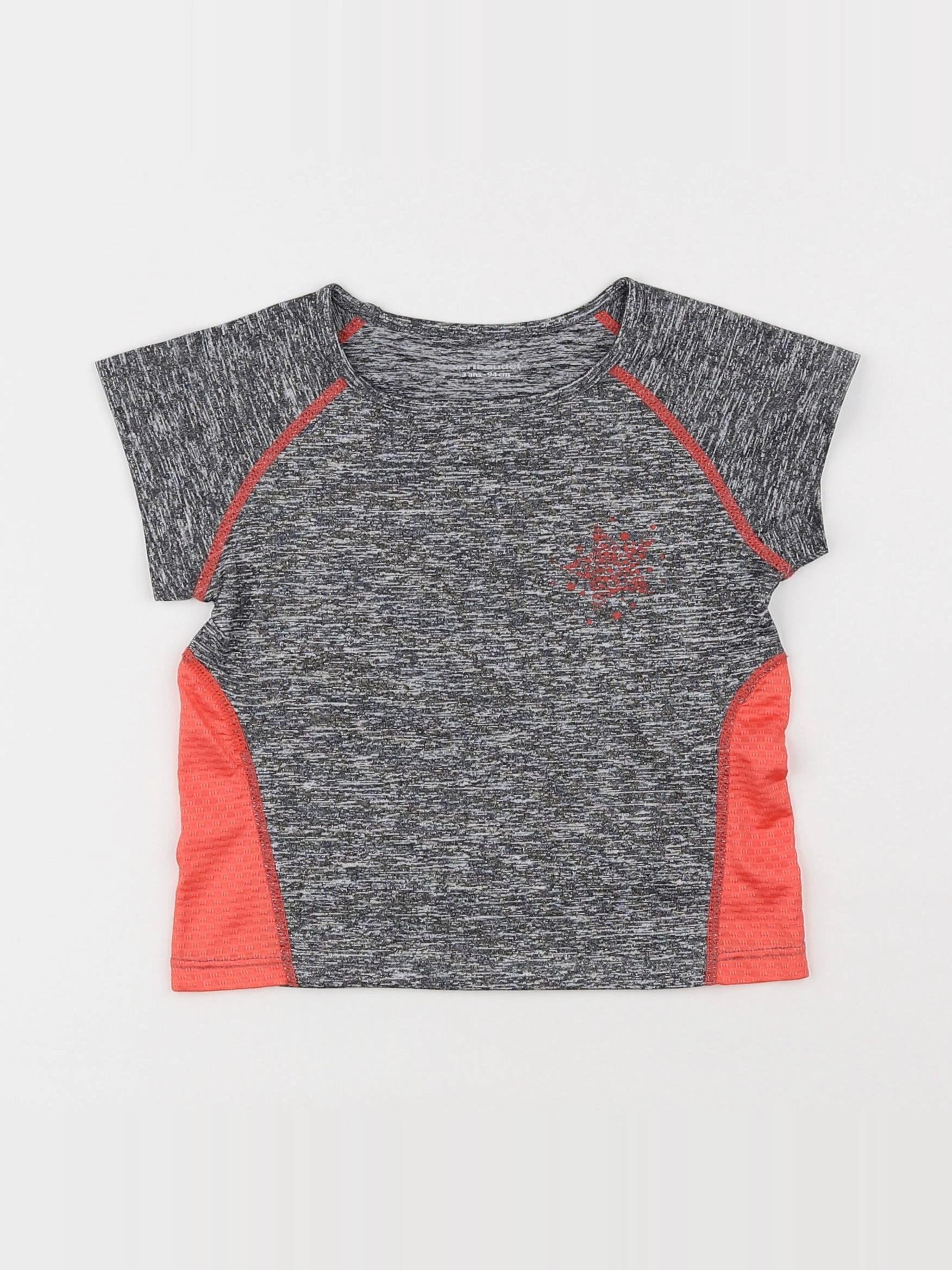 Vertbaudet - tee-shirt gris - 3 ans