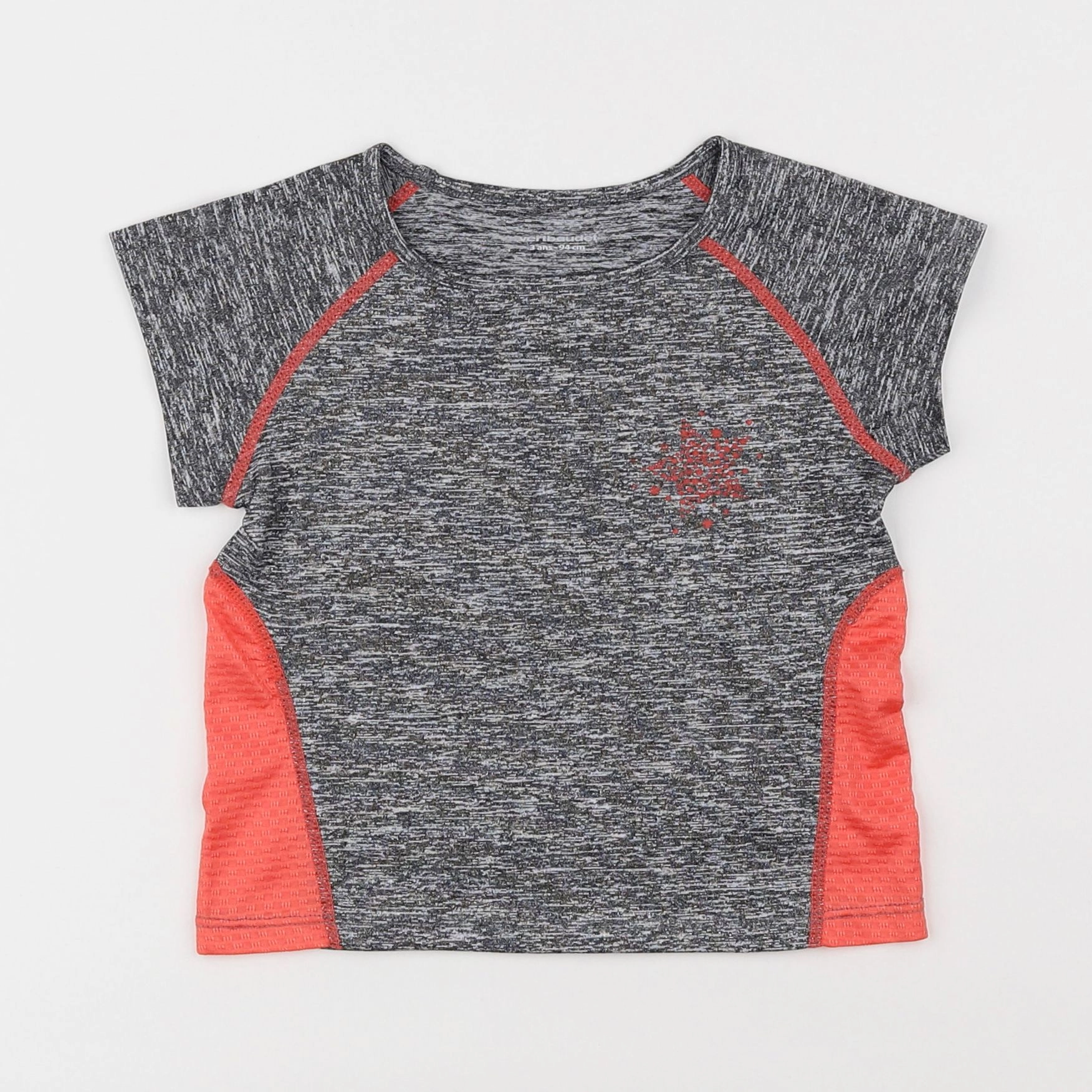 Vertbaudet - tee-shirt gris - 3 ans