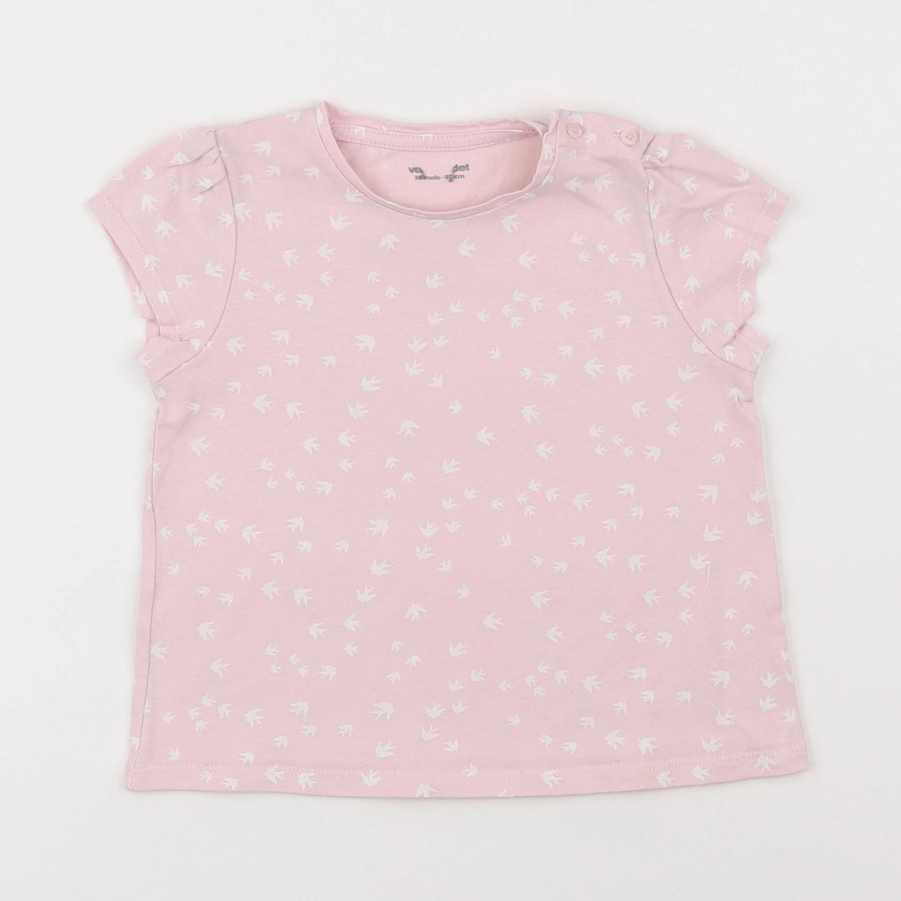 Vertbaudet - tee-shirt rose - 3 ans