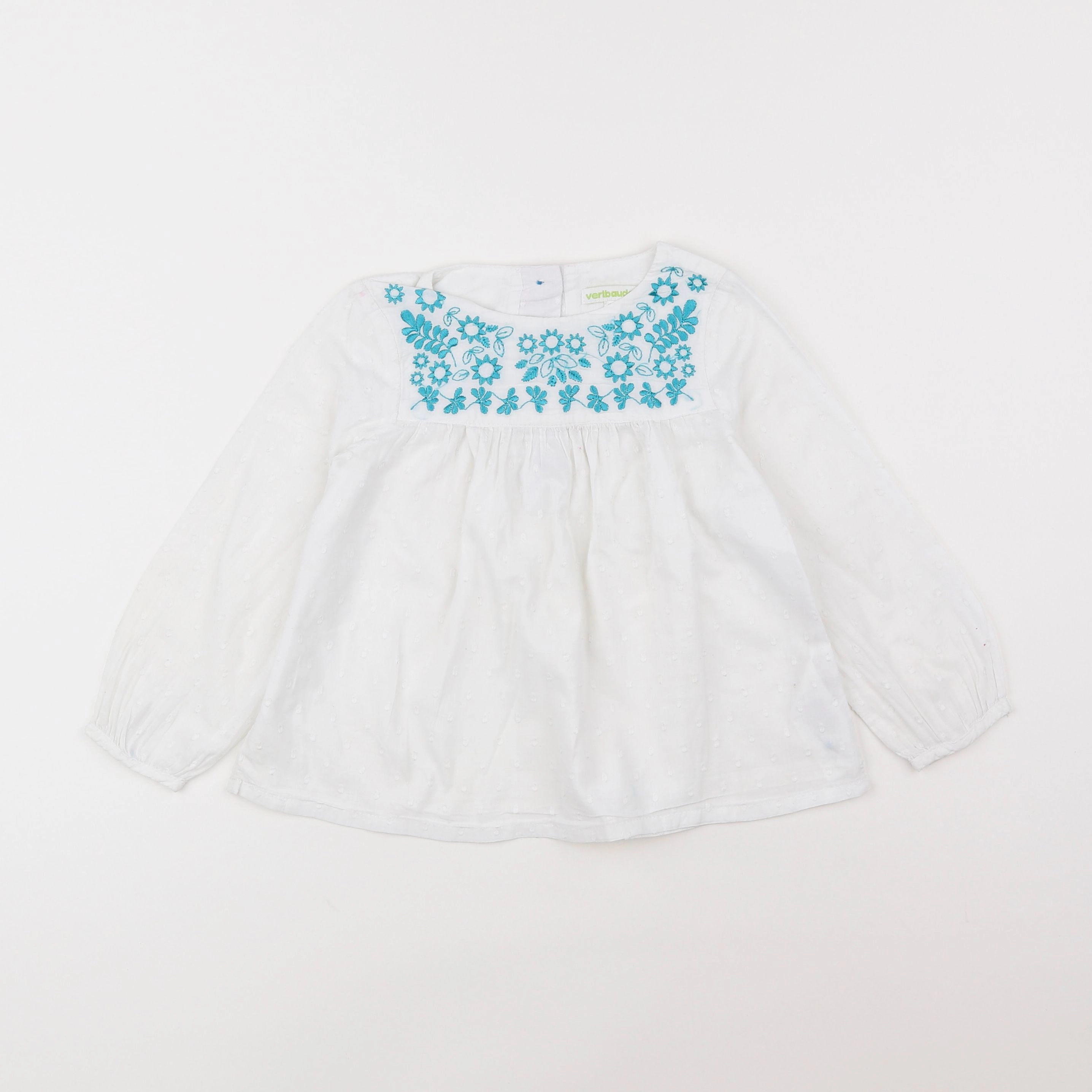 Vertbaudet - blouse blanc - 4 ans