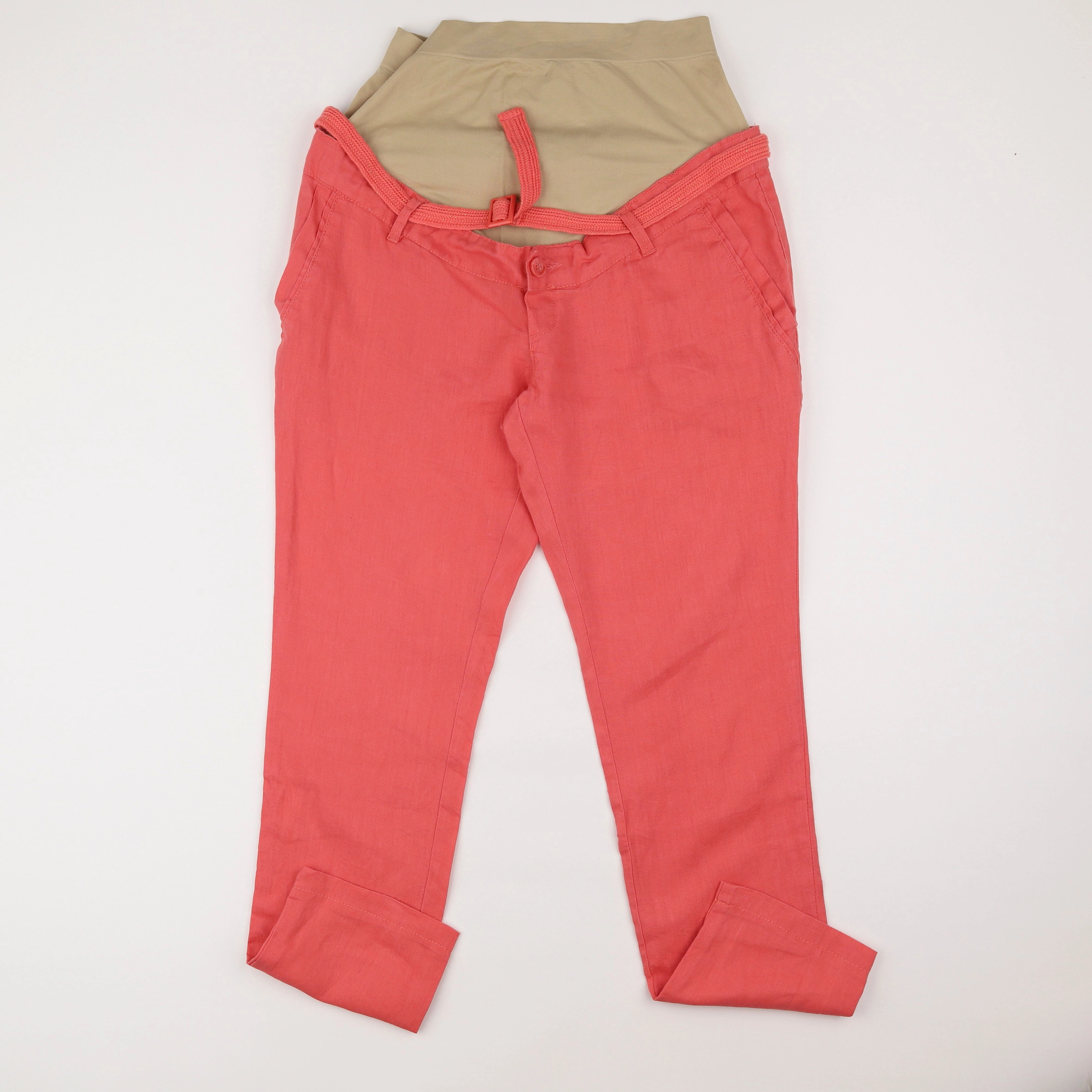Vertbaudet - pantalon grossesse orange - 38