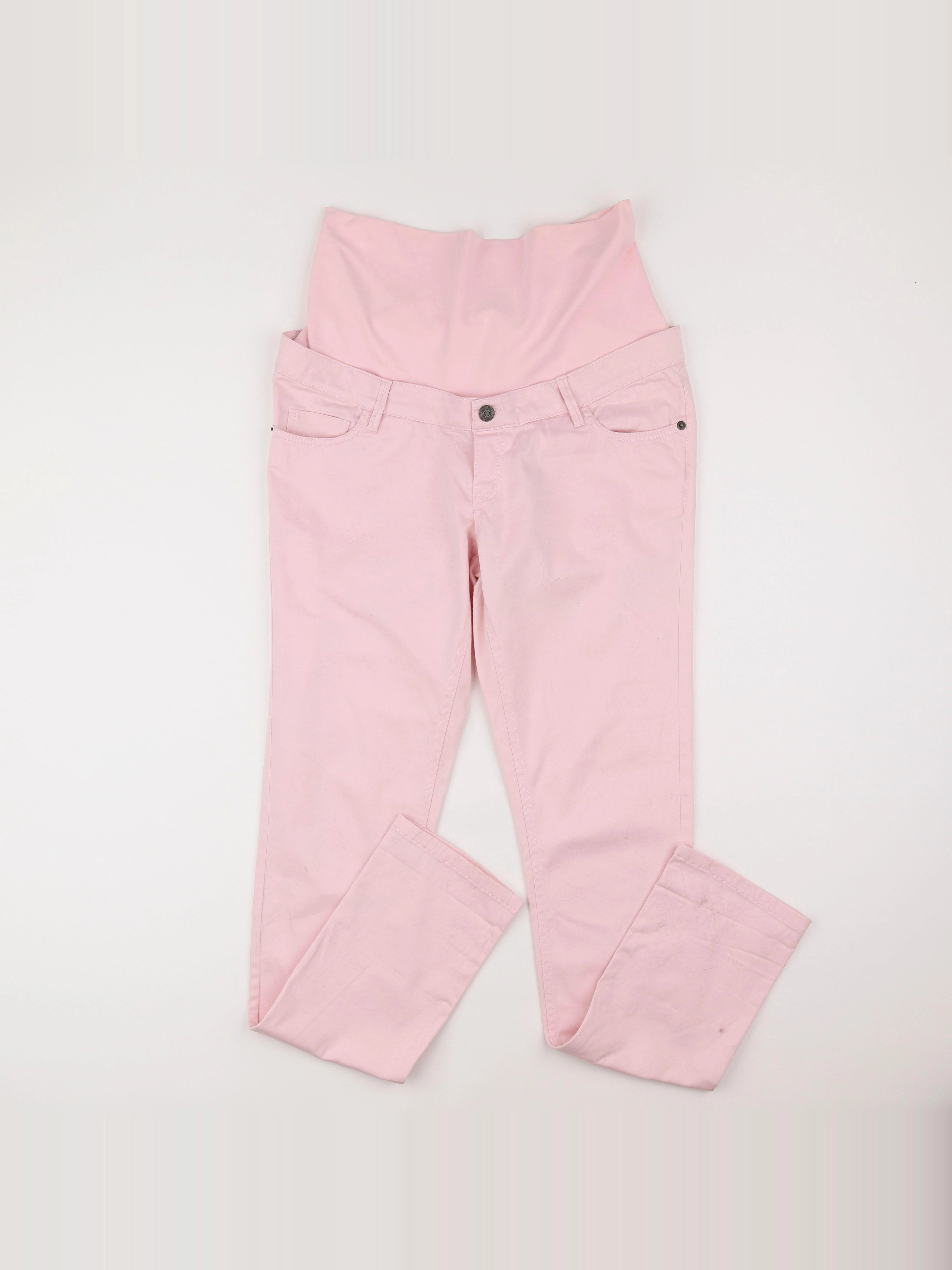 Esprit - pantalon grossesse rose - 38