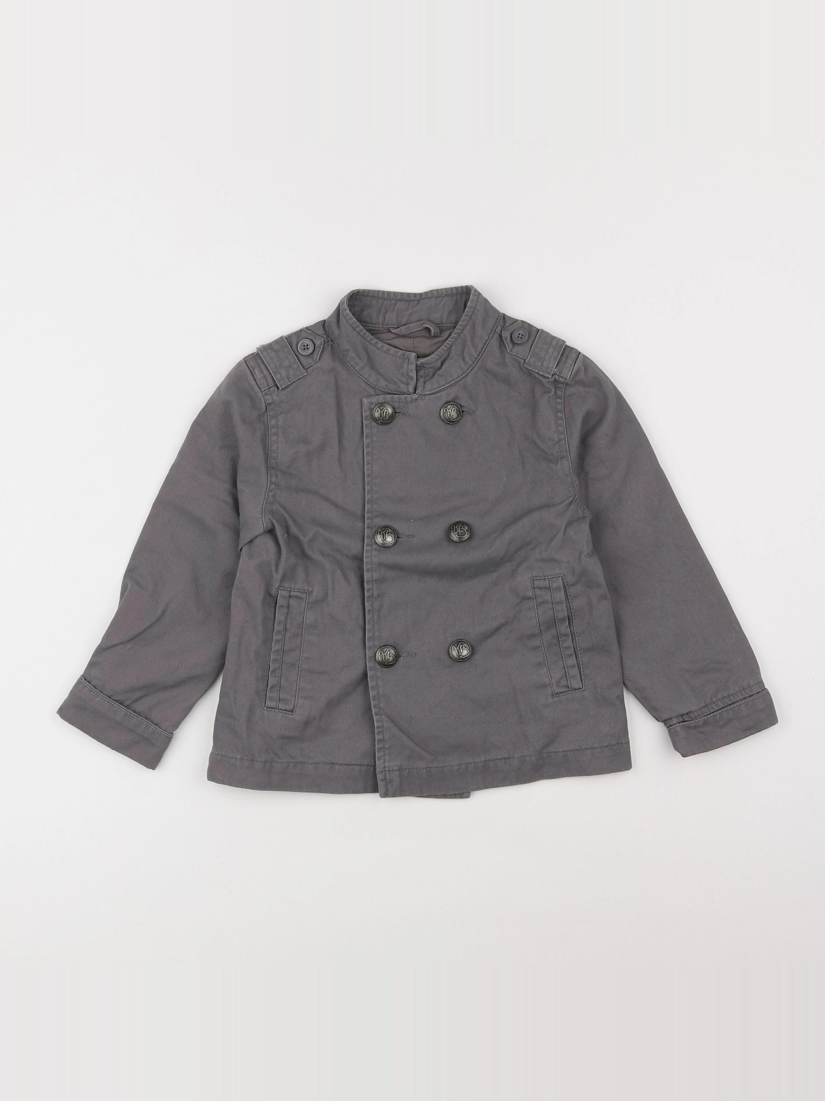 Vertbaudet - veste gris - 4 ans