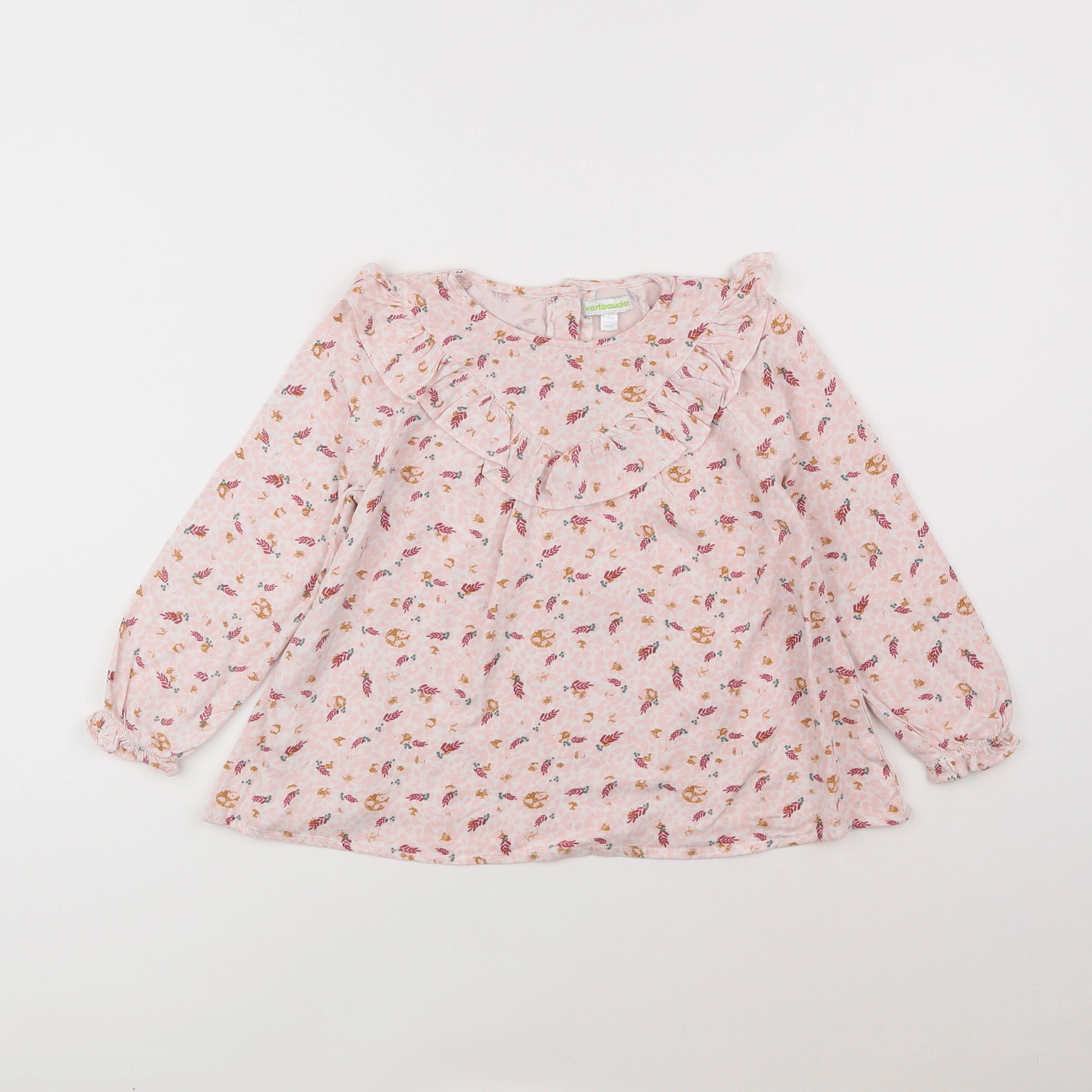 Vertbaudet - blouse rose - 6 ans