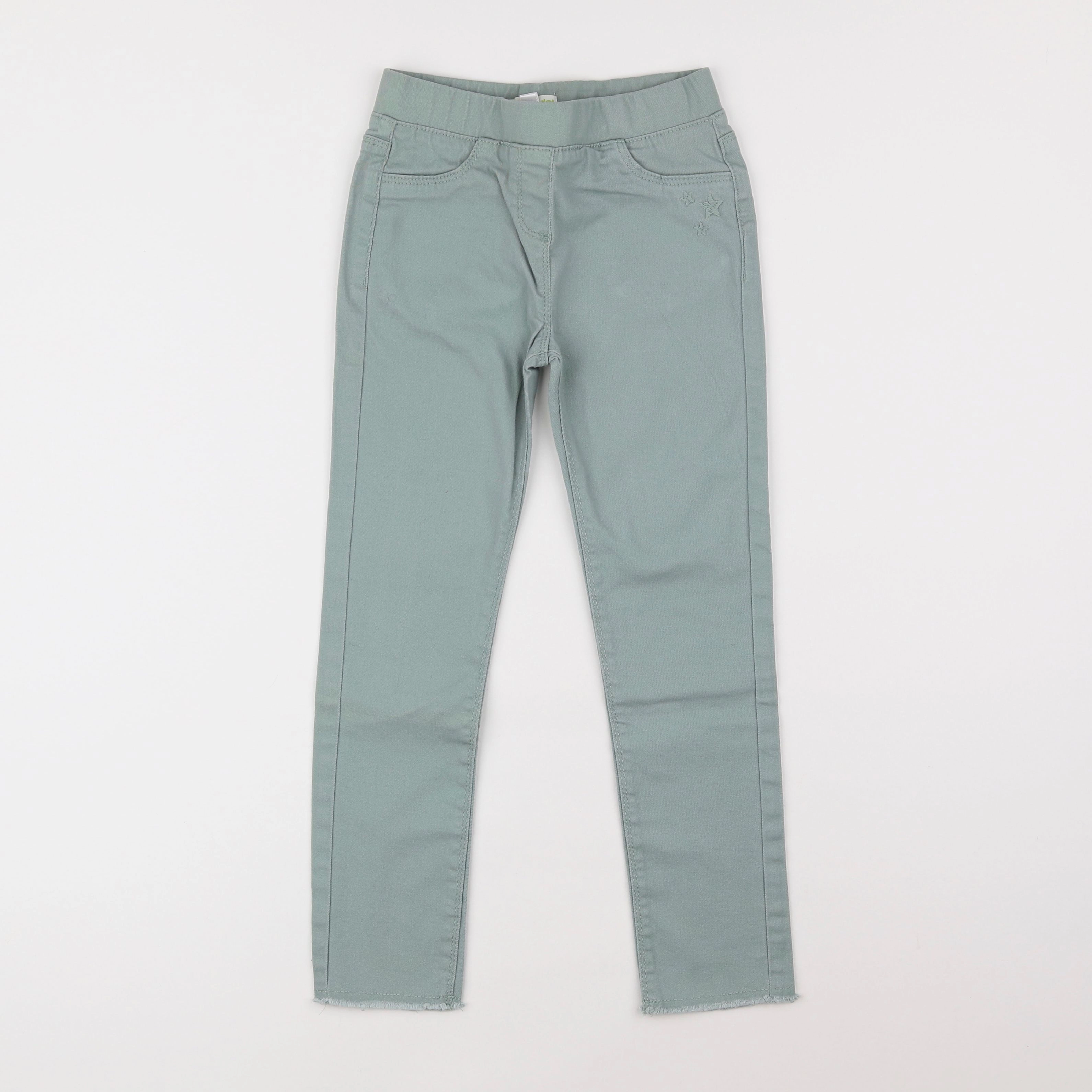 Vertbaudet - jegging vert - 7 ans