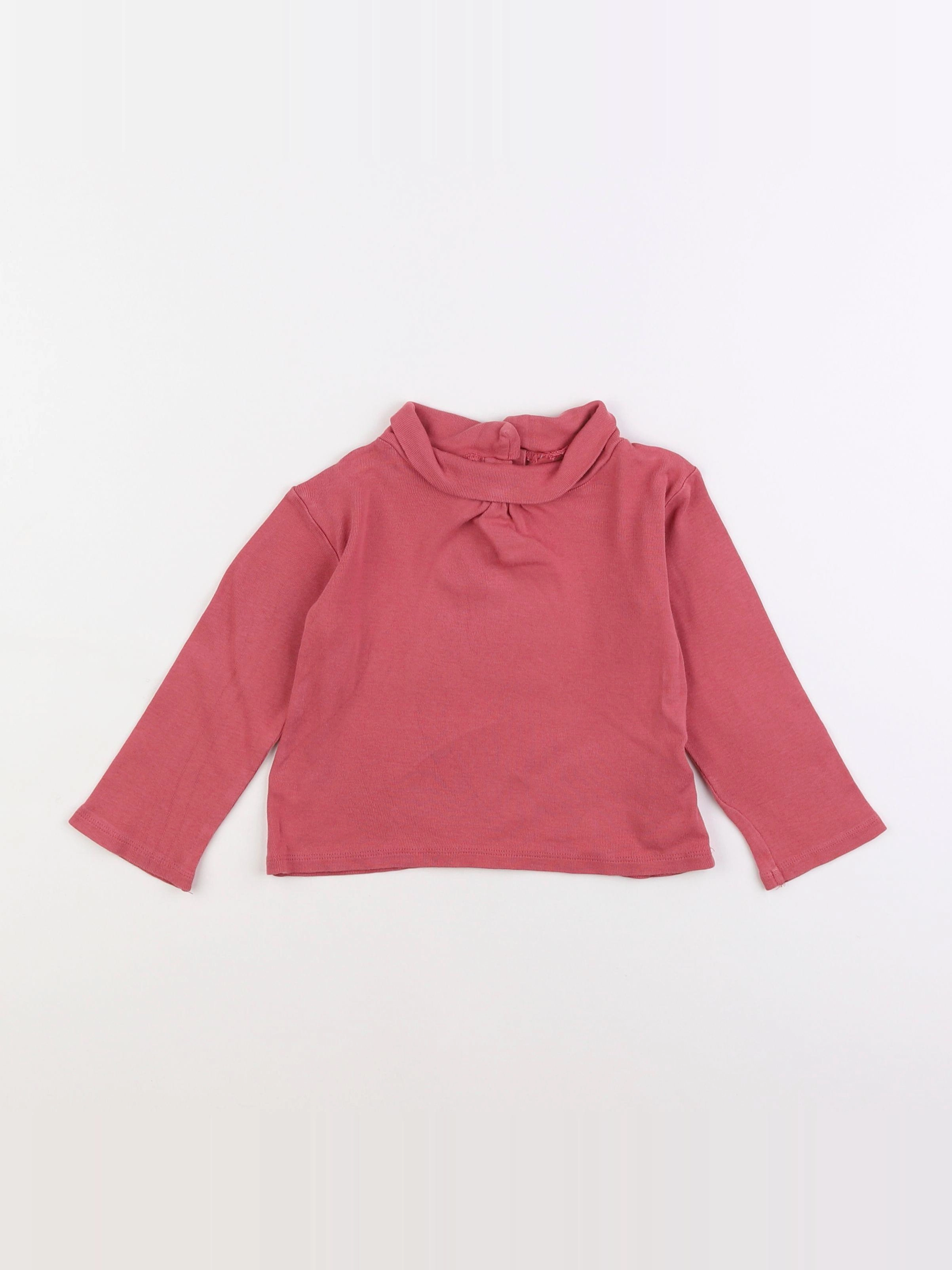 Vertbaudet - sous-pull rose - 2 ans
